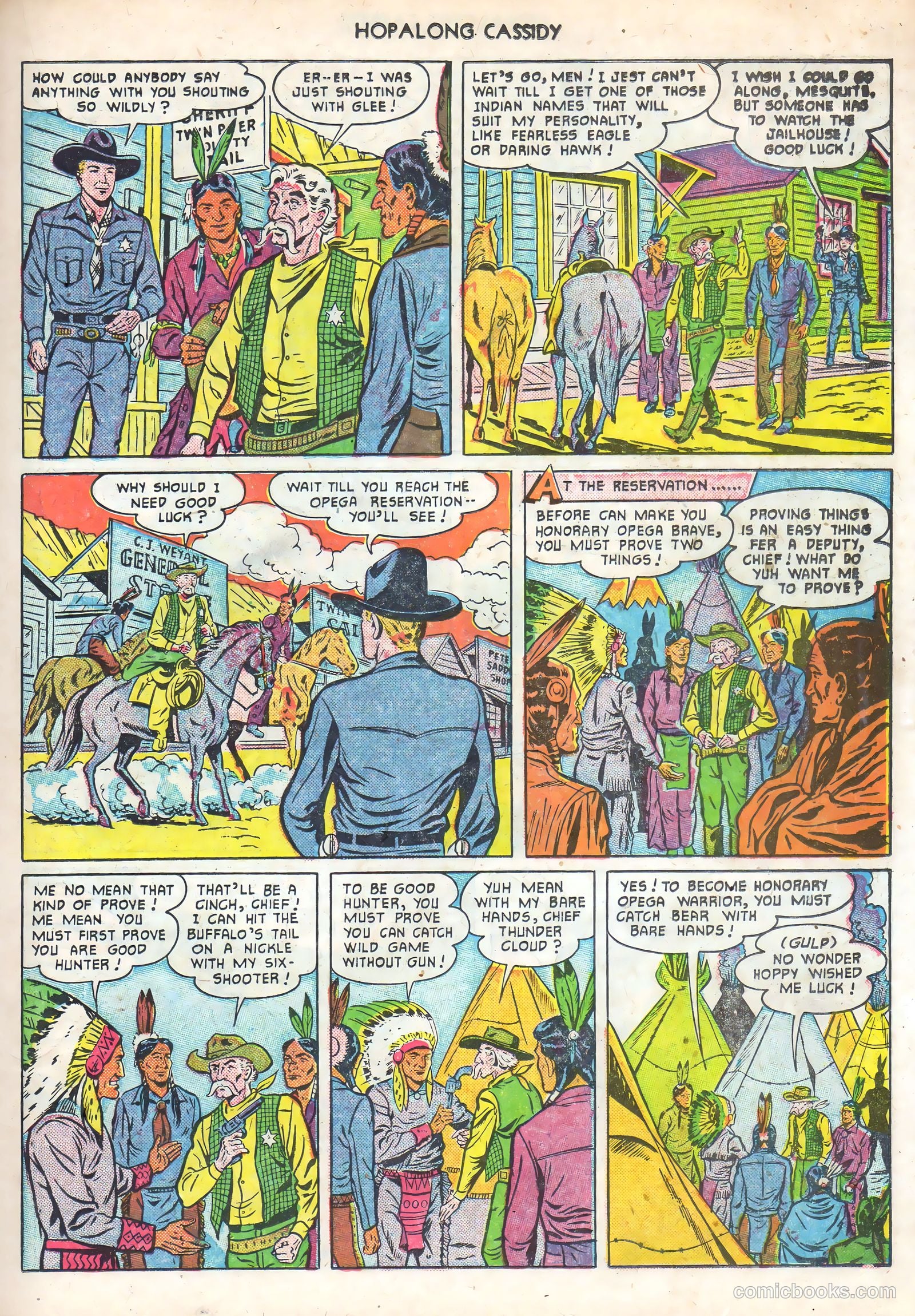 Hopalong Cassidy #56 (1951) — page 27 of 52