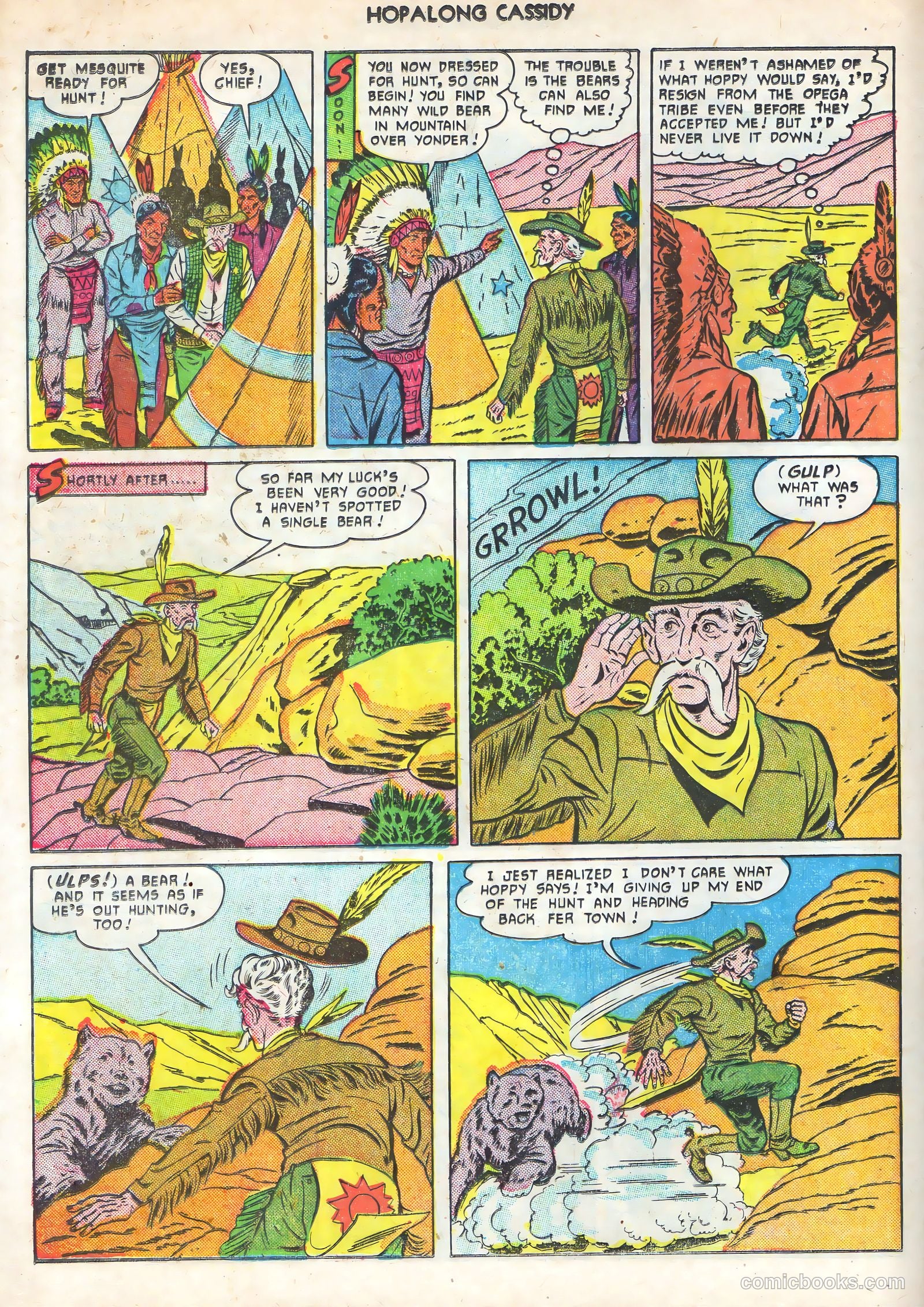 Hopalong Cassidy #56 (1951) — page 28 of 52
