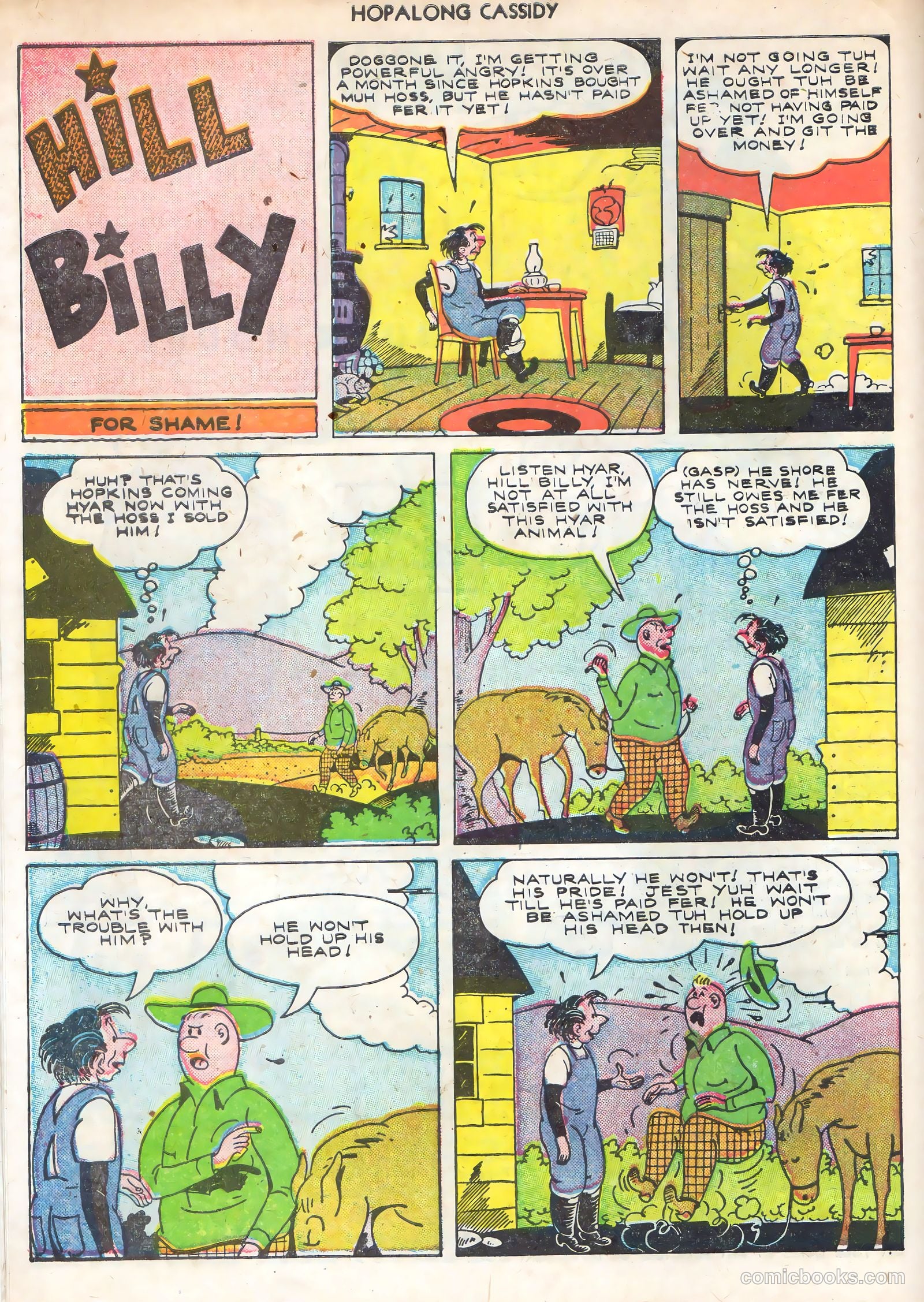 Hopalong Cassidy #56 (1951) — page 34 of 52