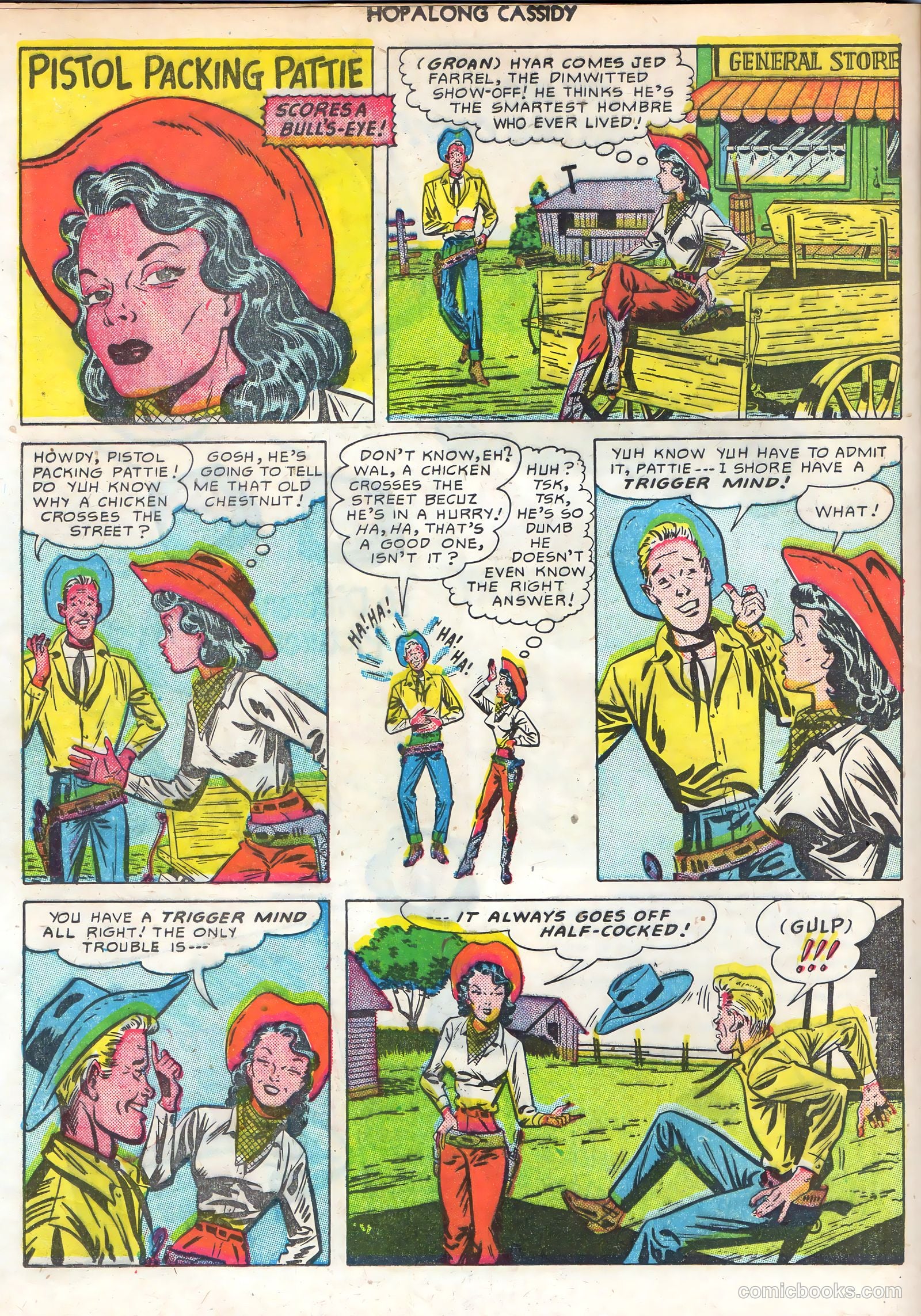 Hopalong Cassidy #56 (1951) — page 36 of 52