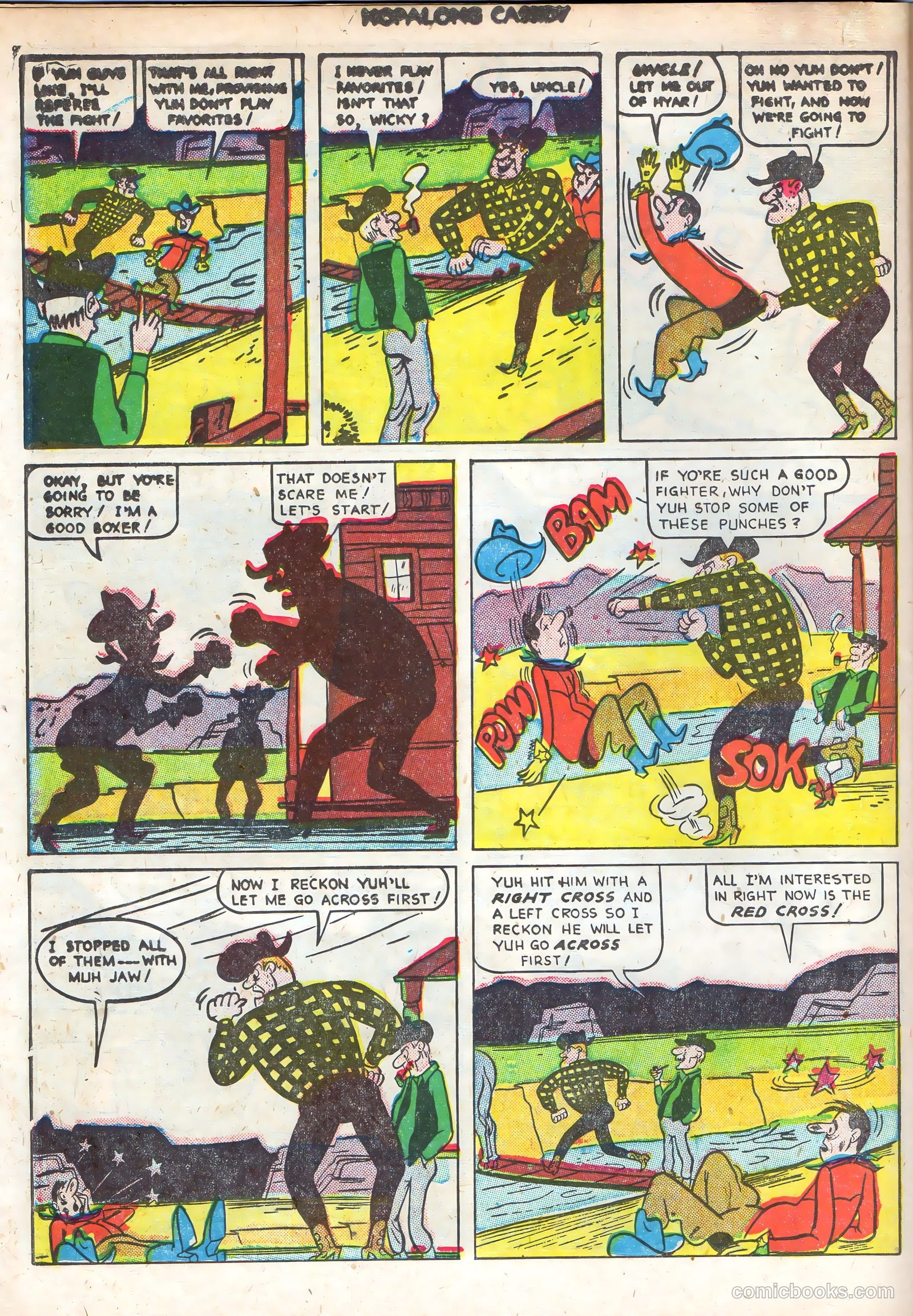 Hopalong Cassidy #56 (1951) — page 38 of 52
