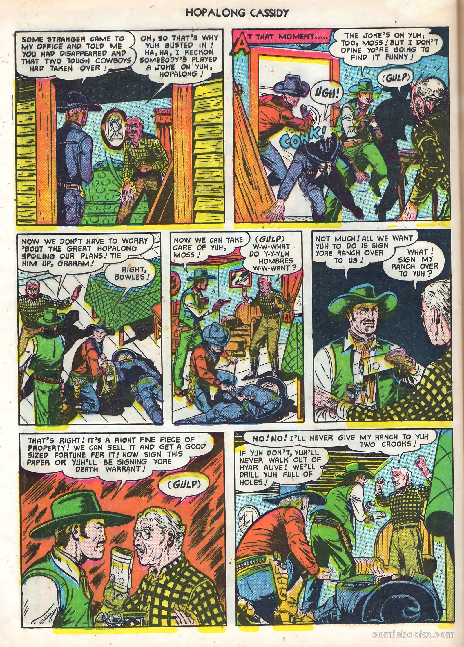 Hopalong Cassidy #56 (1951) — page 44 of 52