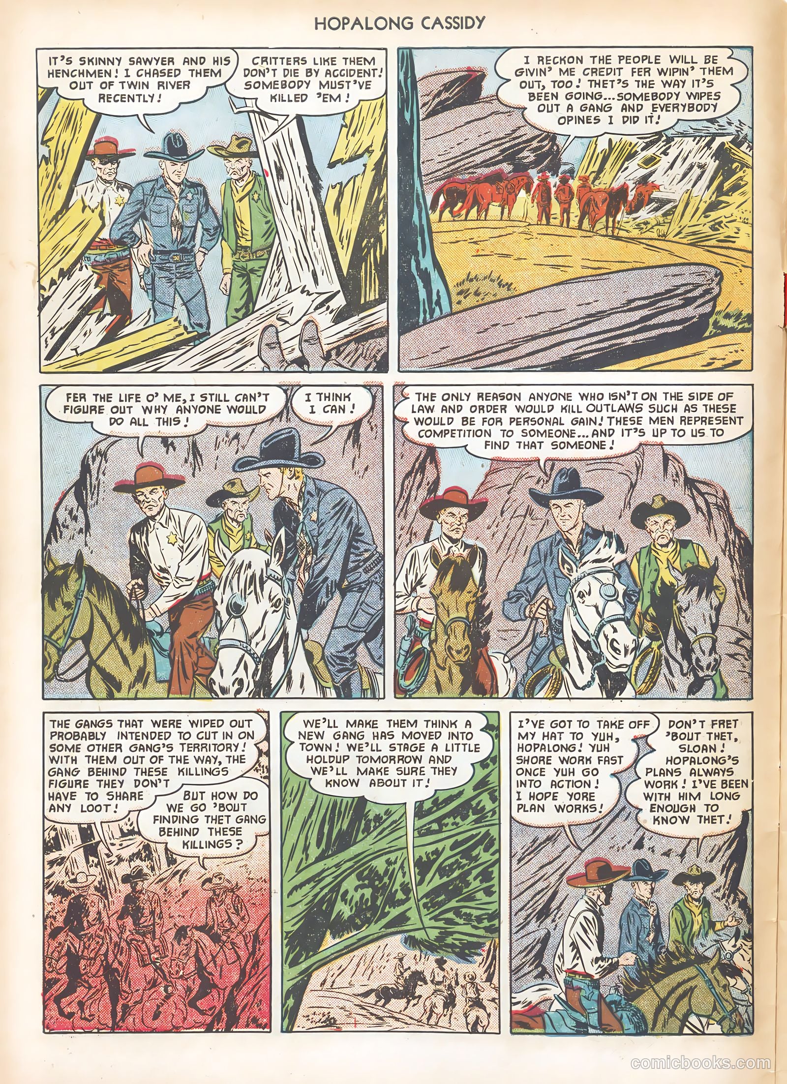 Hopalong Cassidy #57 (1951) — page 6 of 36