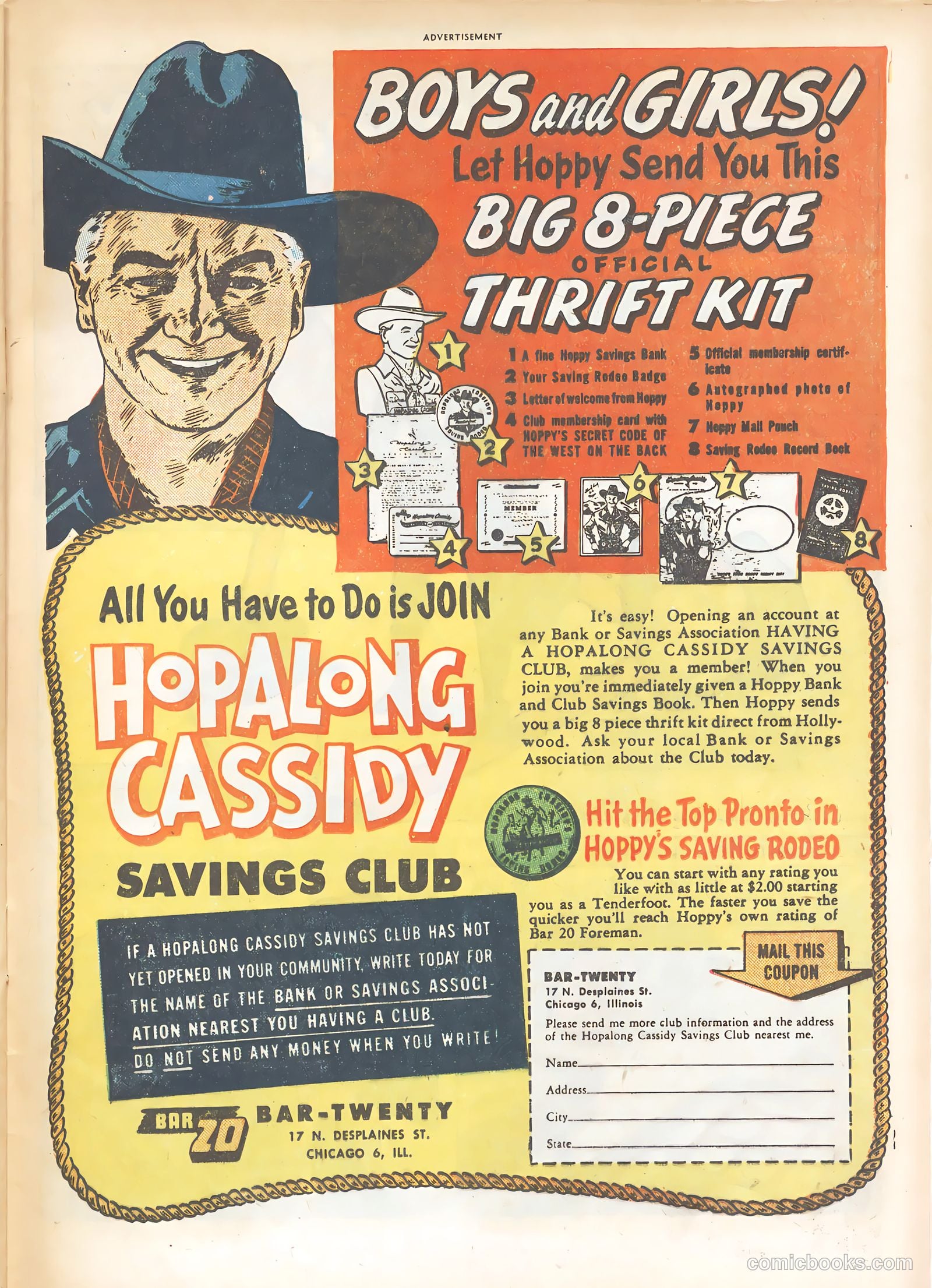Hopalong Cassidy #57 (1951) — page 25 of 36