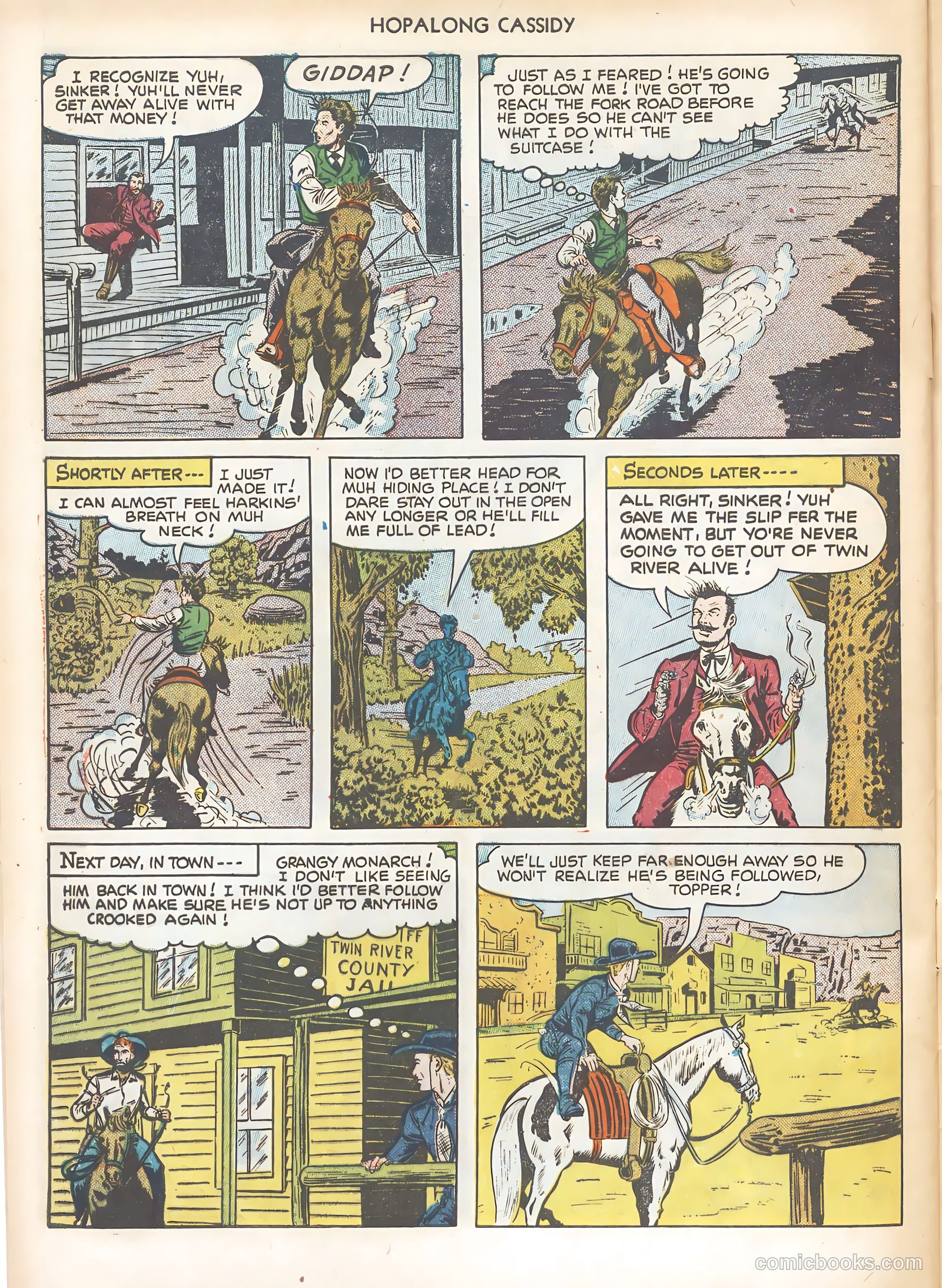 Hopalong Cassidy #57 (1951) — page 28 of 36