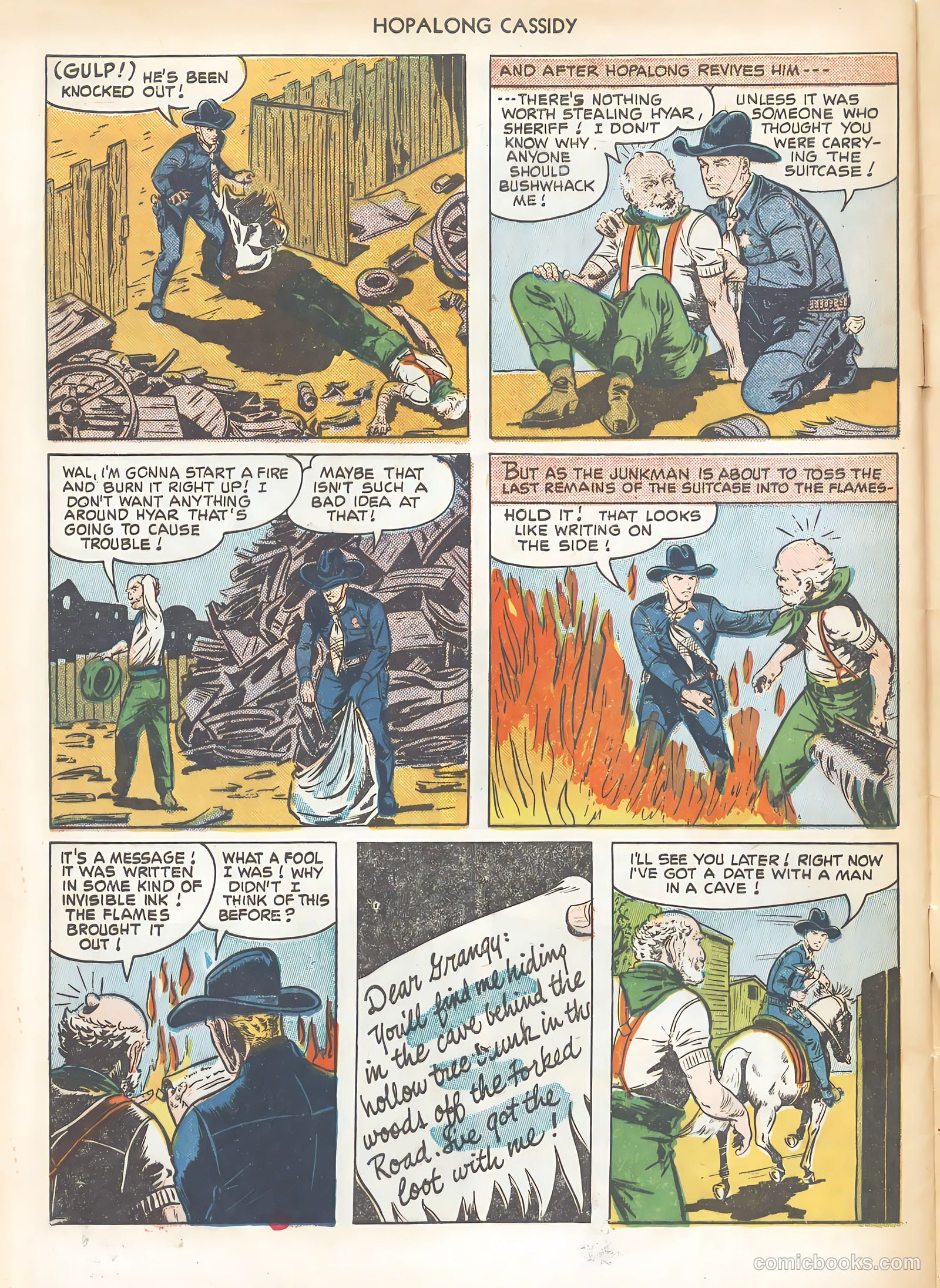 Hopalong Cassidy #57 (1951) — page 32 of 36