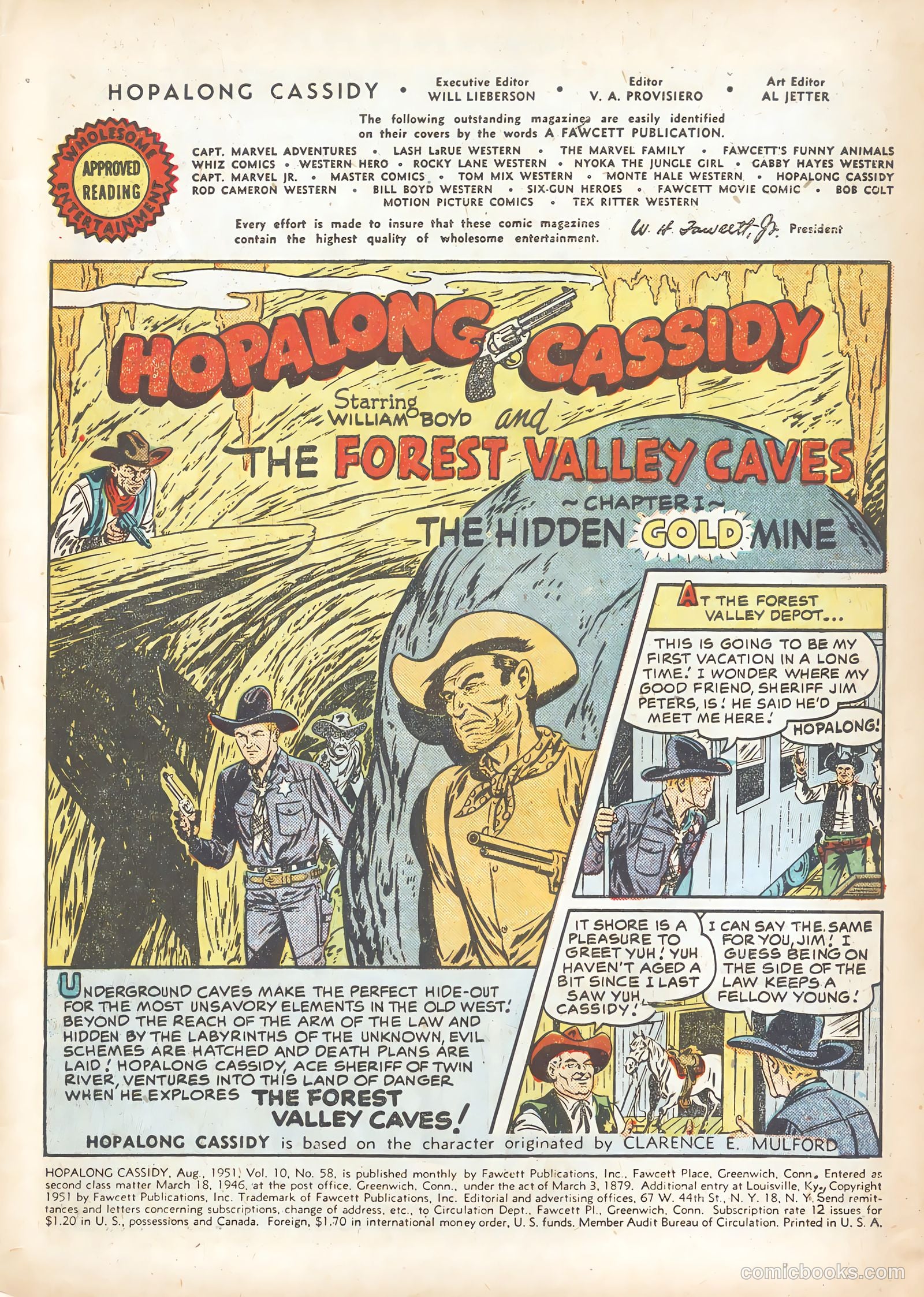 Hopalong Cassidy #58 (1951) — page 3 of 36