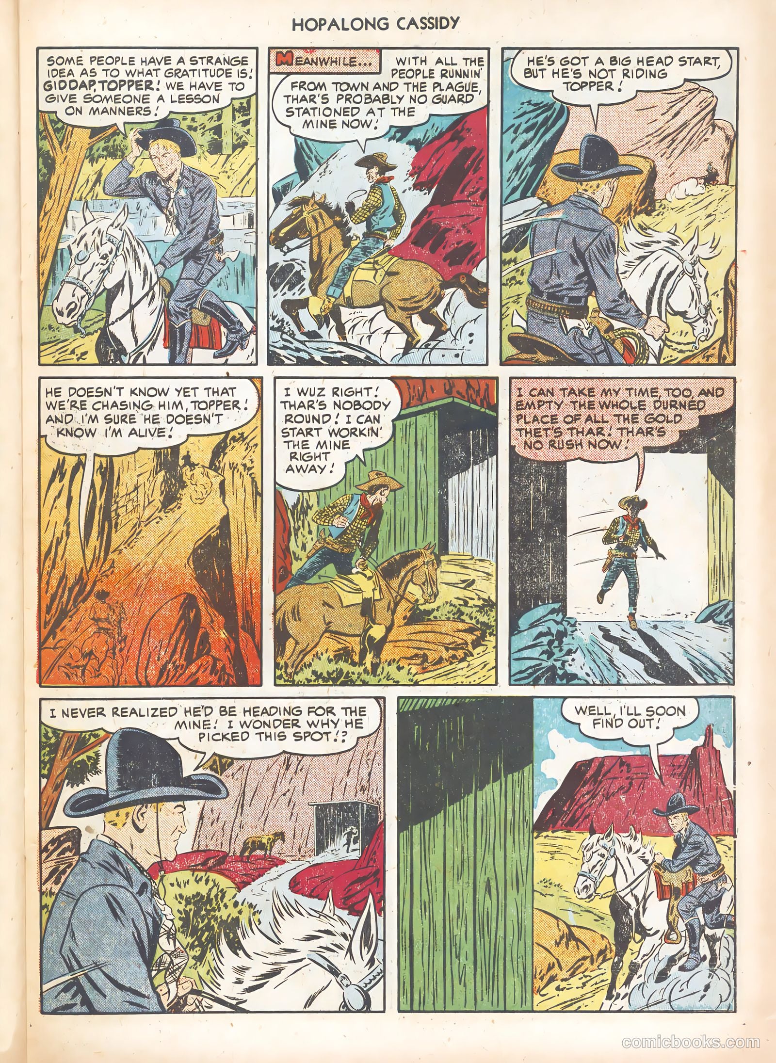Hopalong Cassidy #58 (1951) — page 27 of 36