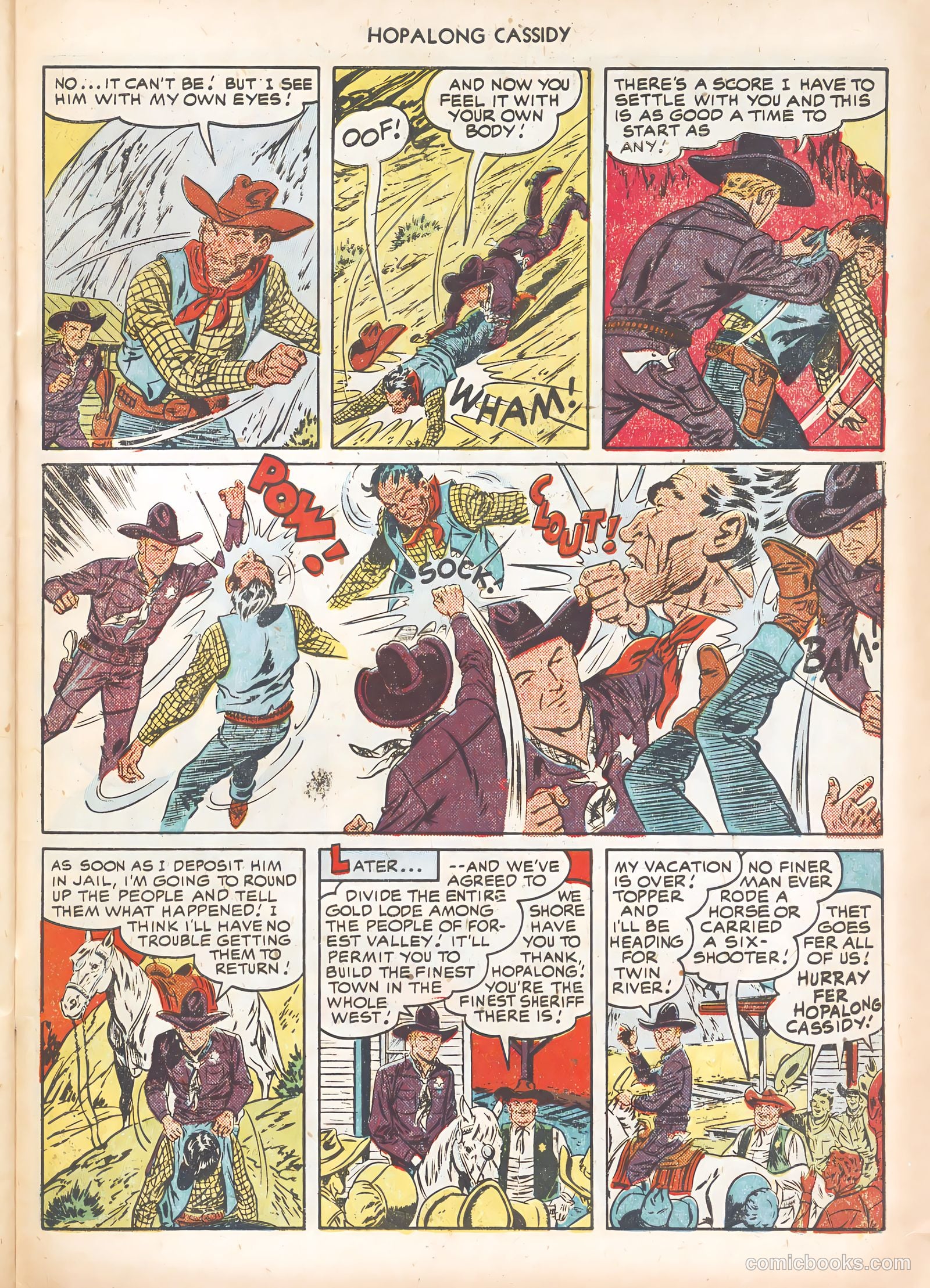 Hopalong Cassidy #58 (1951) — page 31 of 36