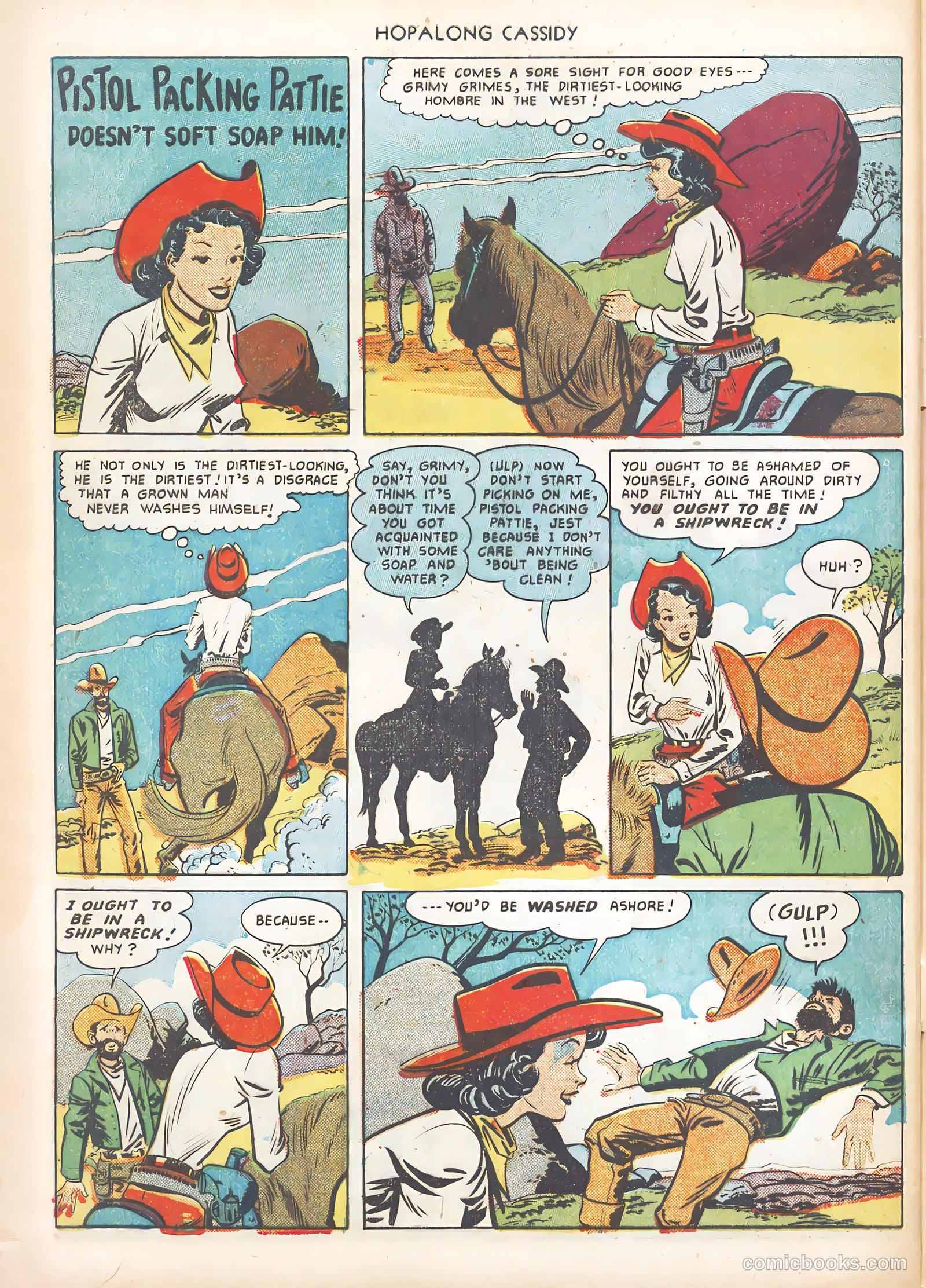 Hopalong Cassidy #58 (1951) — page 32 of 36