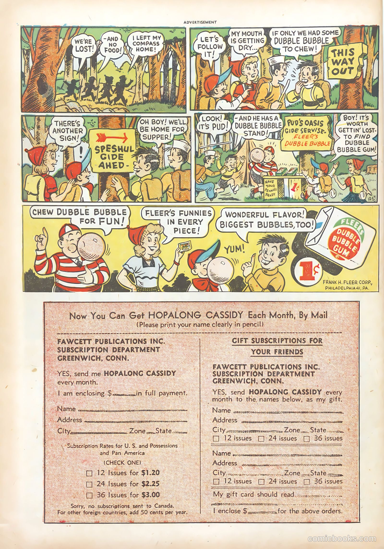 Hopalong Cassidy #58 (1951) — page 34 of 36