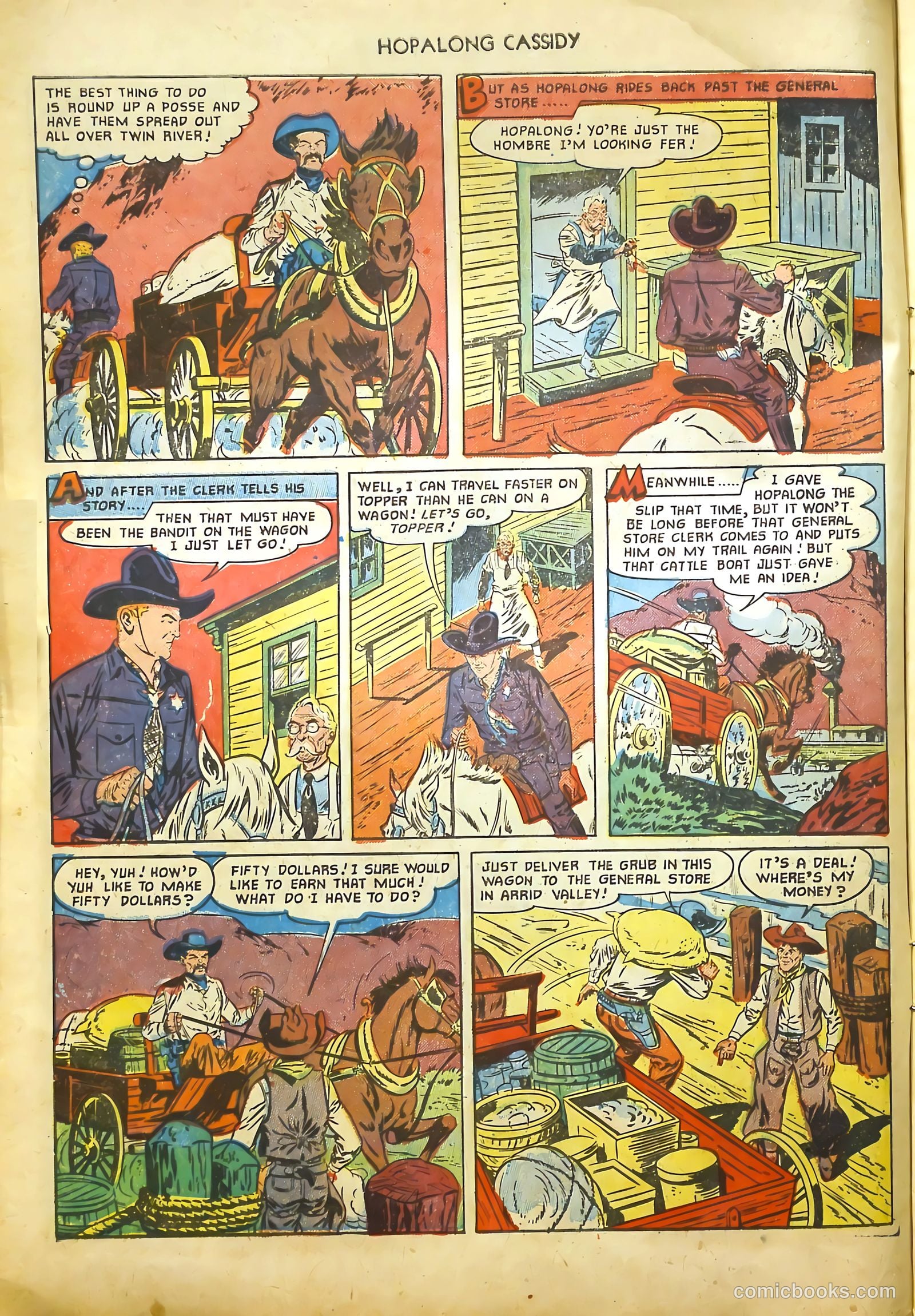 Hopalong Cassidy #59 (1951) — page 10 of 36