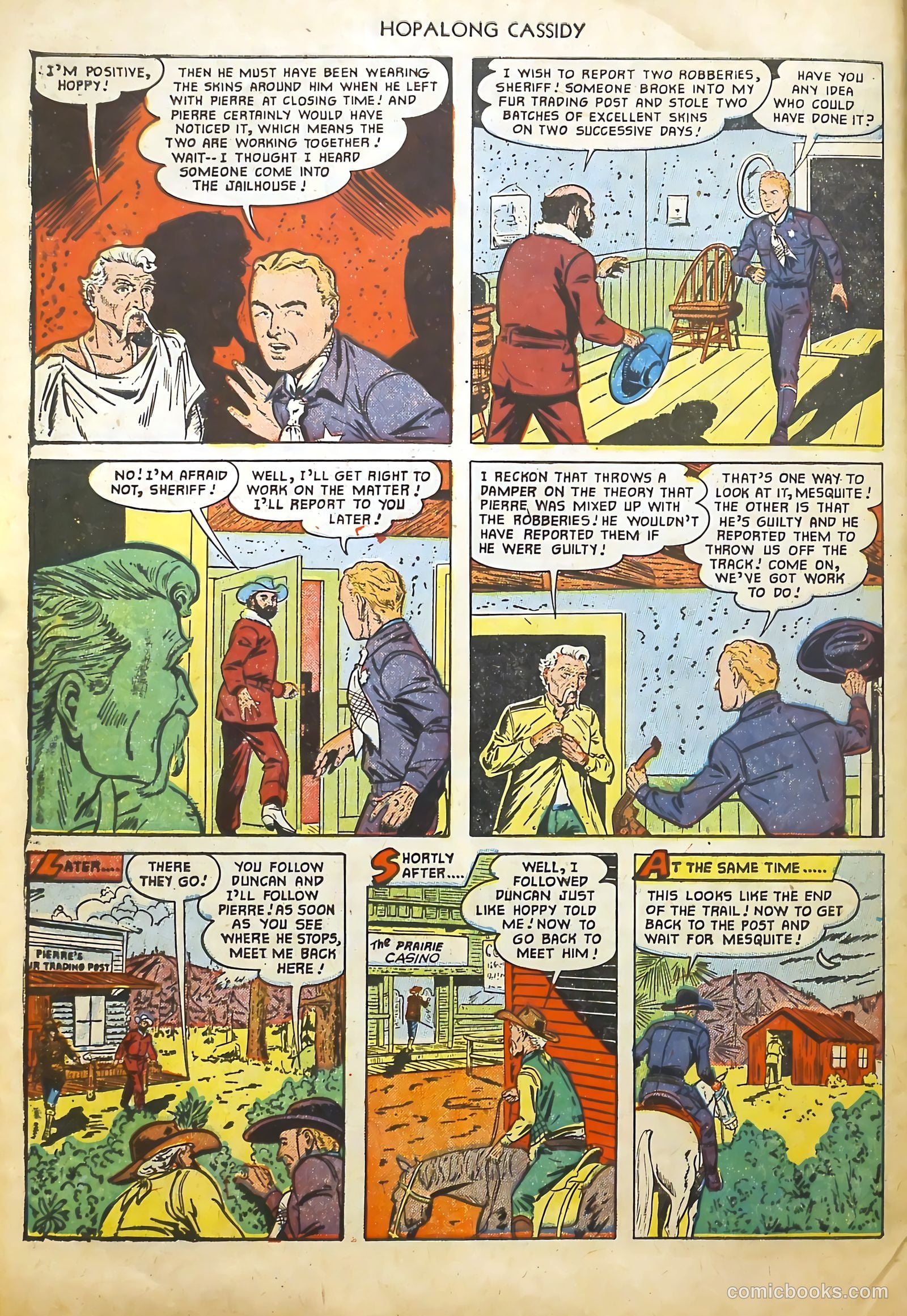Hopalong Cassidy #59 (1951) — page 30 of 36