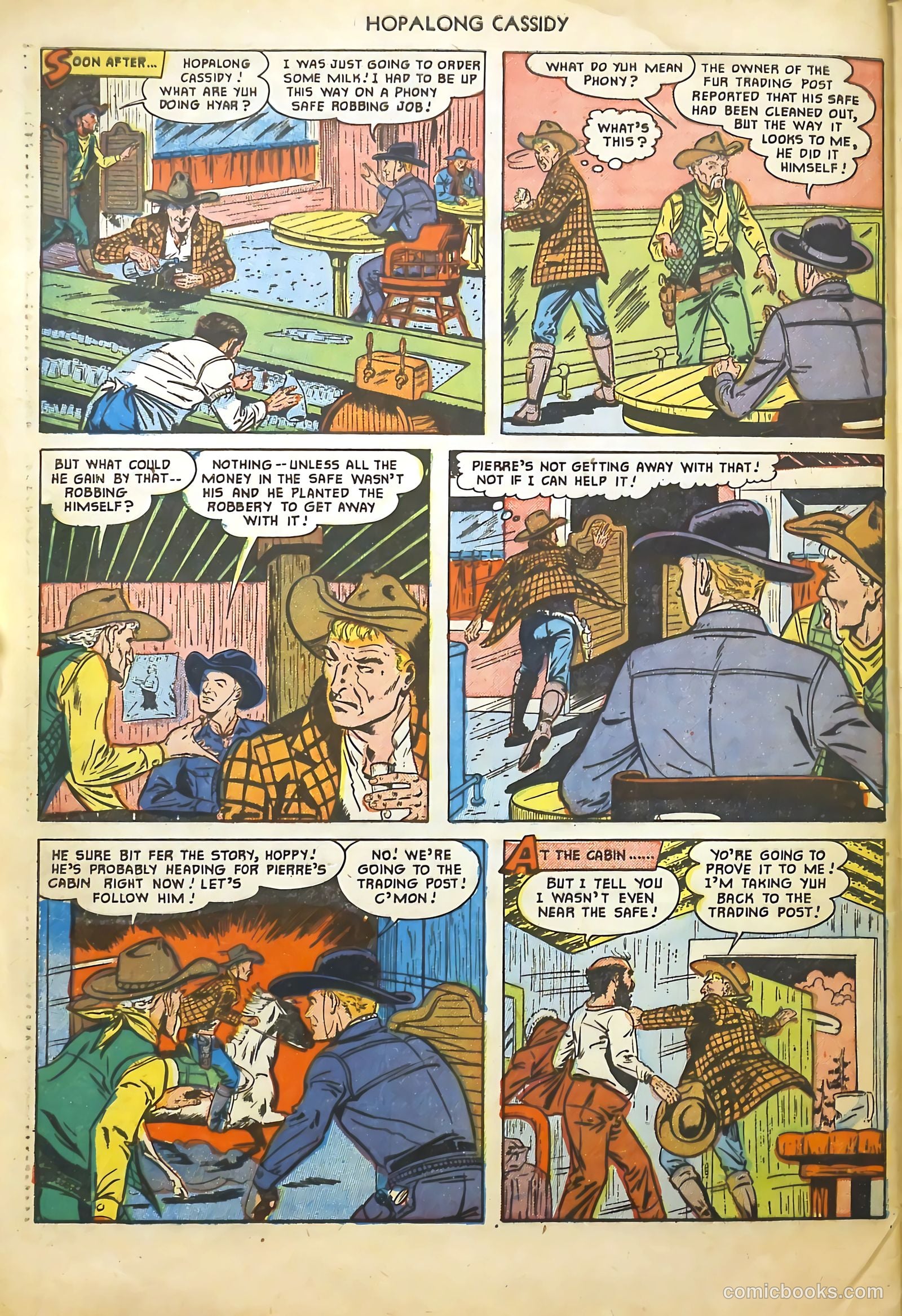 Hopalong Cassidy #59 (1951) — page 32 of 36