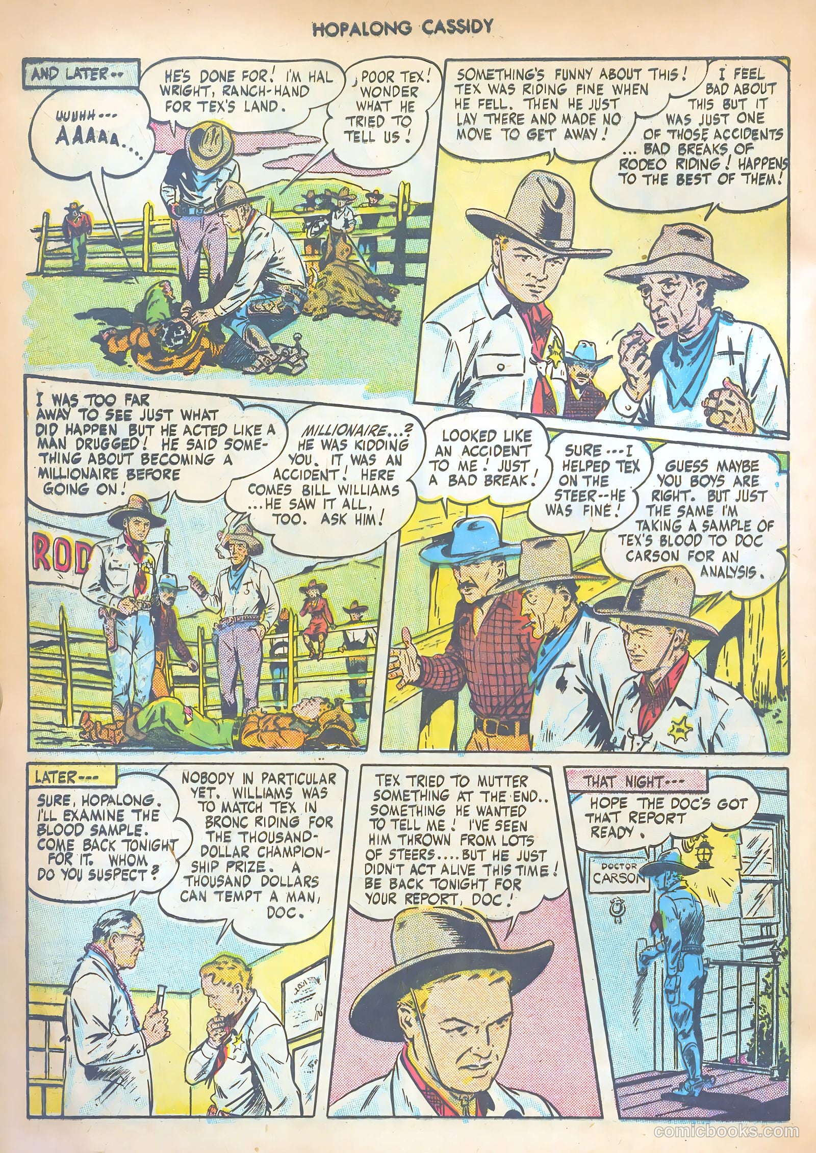 Hopalong Cassidy #6 (1947) — page 6 of 52