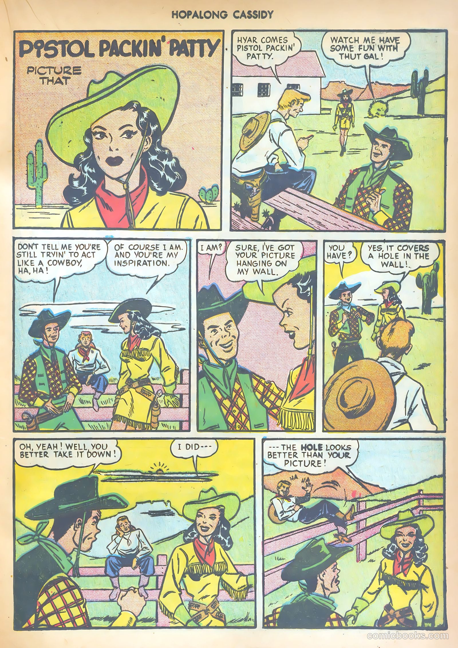 Hopalong Cassidy #6 (1947) — page 23 of 52