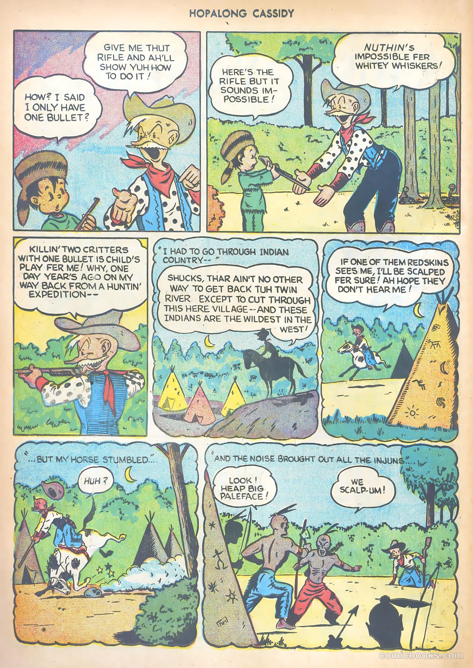 Hopalong Cassidy #6 (1947) — page 38 of 52