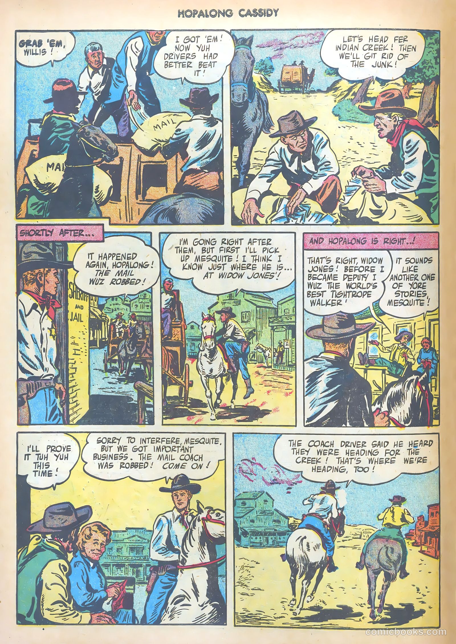 Hopalong Cassidy #6 (1947) — page 42 of 52