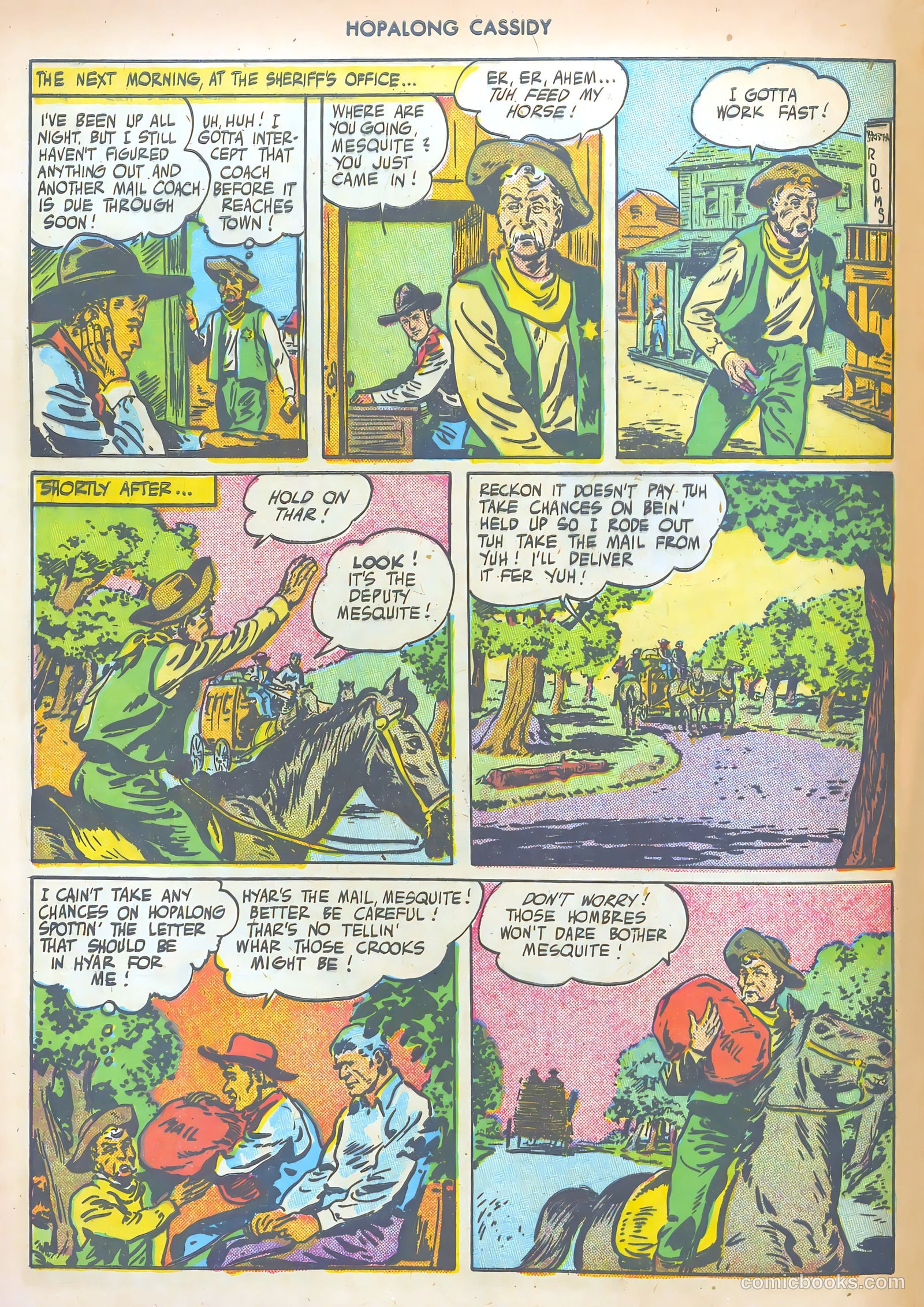 Hopalong Cassidy #6 (1947) — page 44 of 52