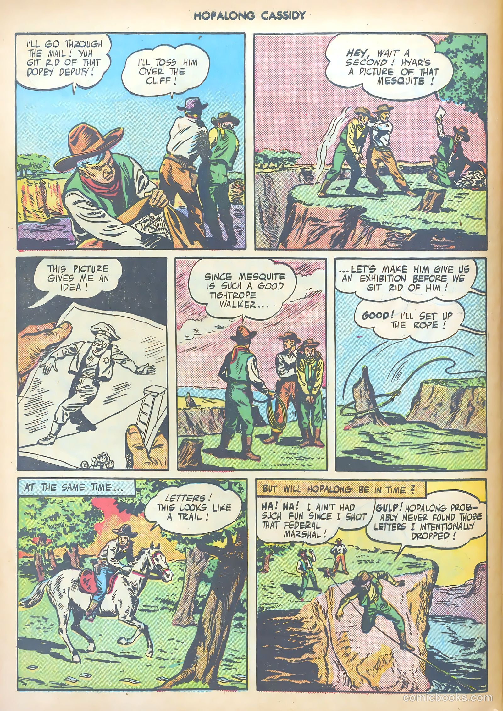 Hopalong Cassidy #6 (1947) — page 46 of 52