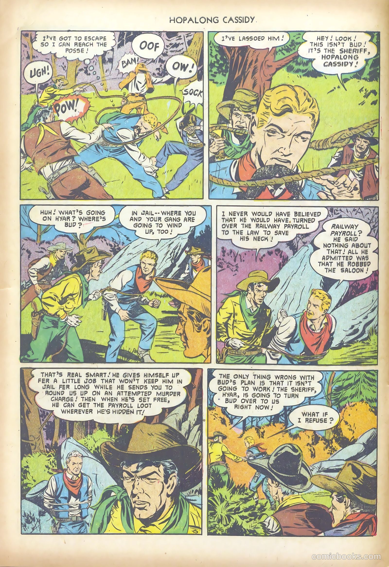 Hopalong Cassidy #60 (1951) — page 8 of 36