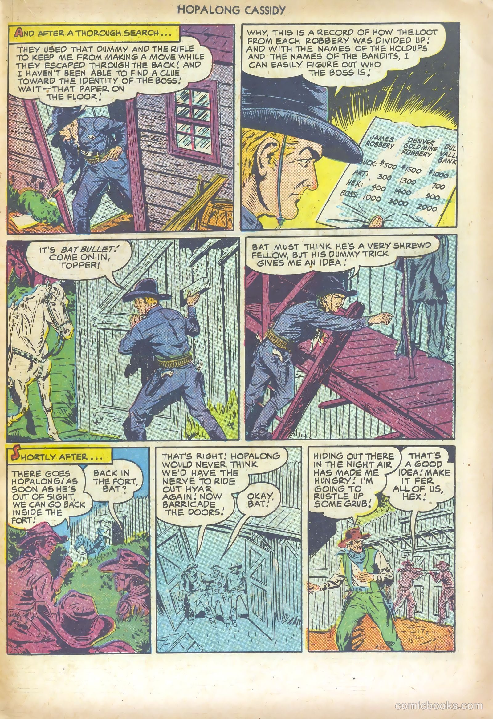 Hopalong Cassidy #60 (1951) — page 19 of 36