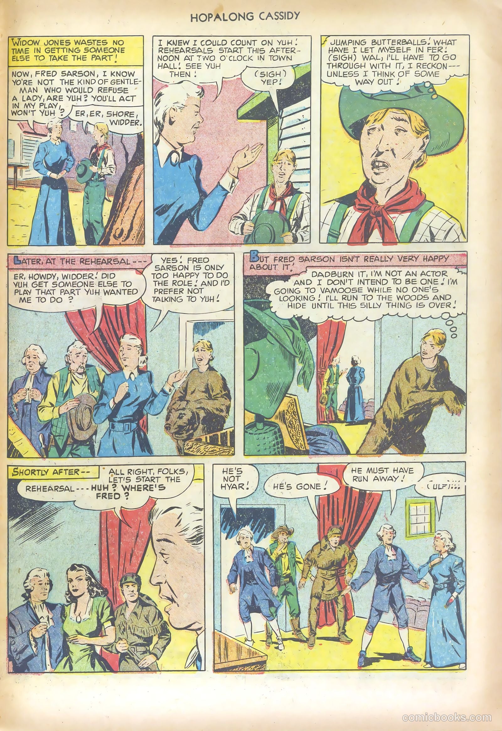 Hopalong Cassidy #60 (1951) — page 27 of 36
