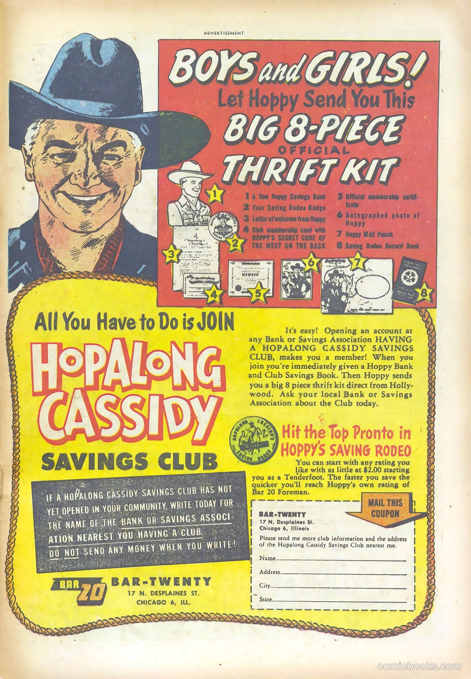 Hopalong Cassidy #60 (1951) — page 33 of 36