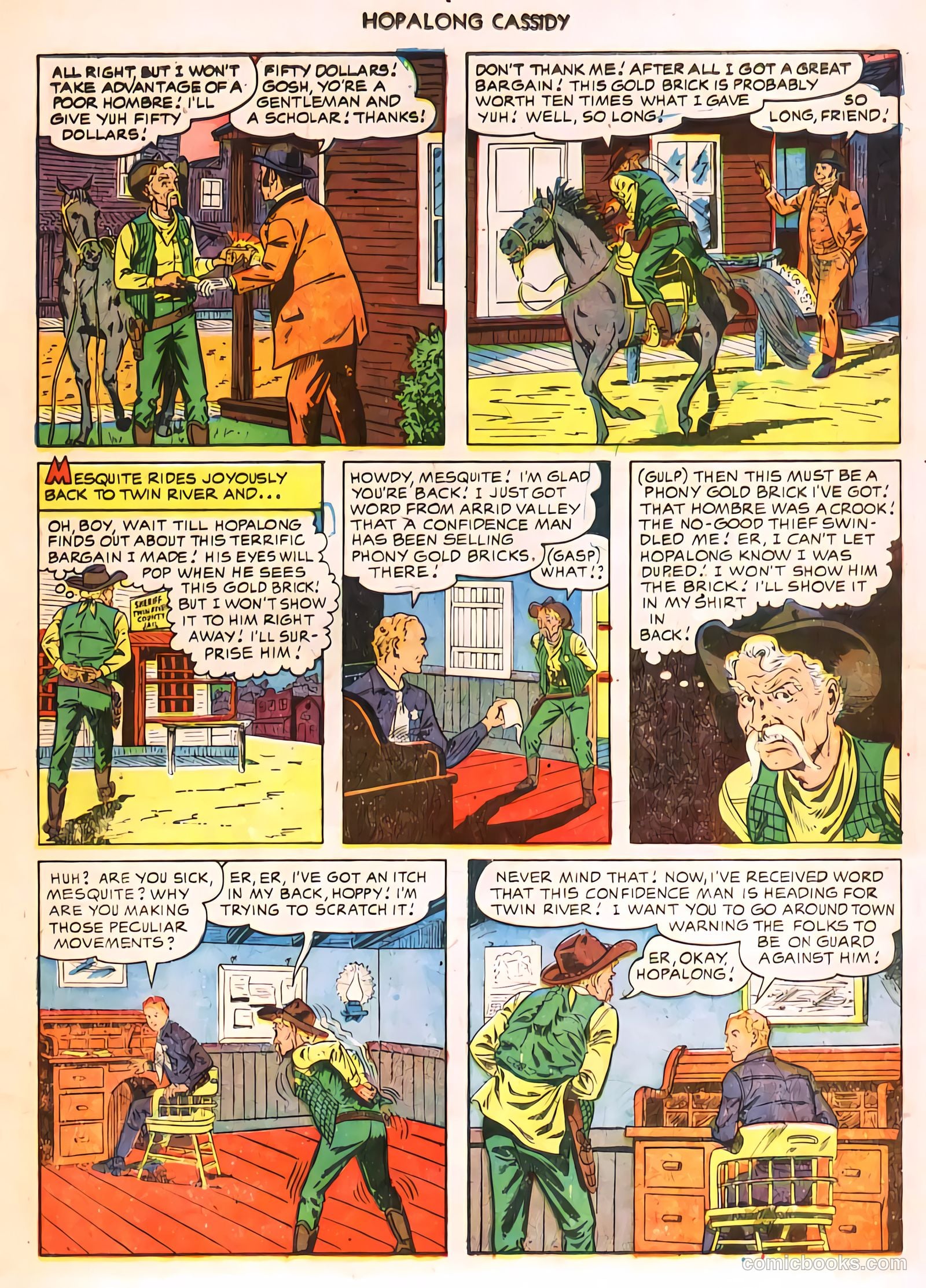 Hopalong Cassidy #61 (1951) — page 12 of 30