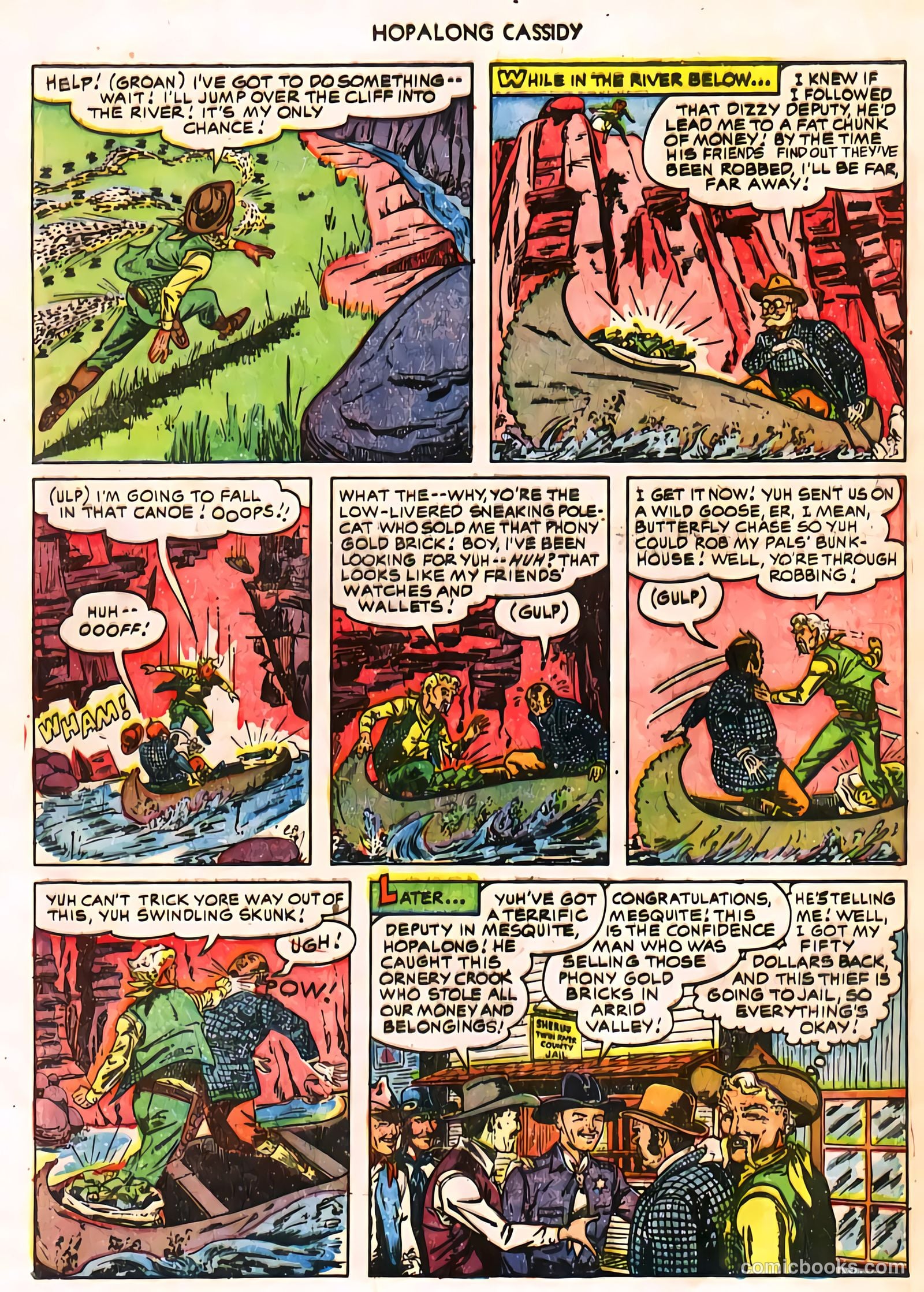 Hopalong Cassidy #61 (1951) — page 17 of 30