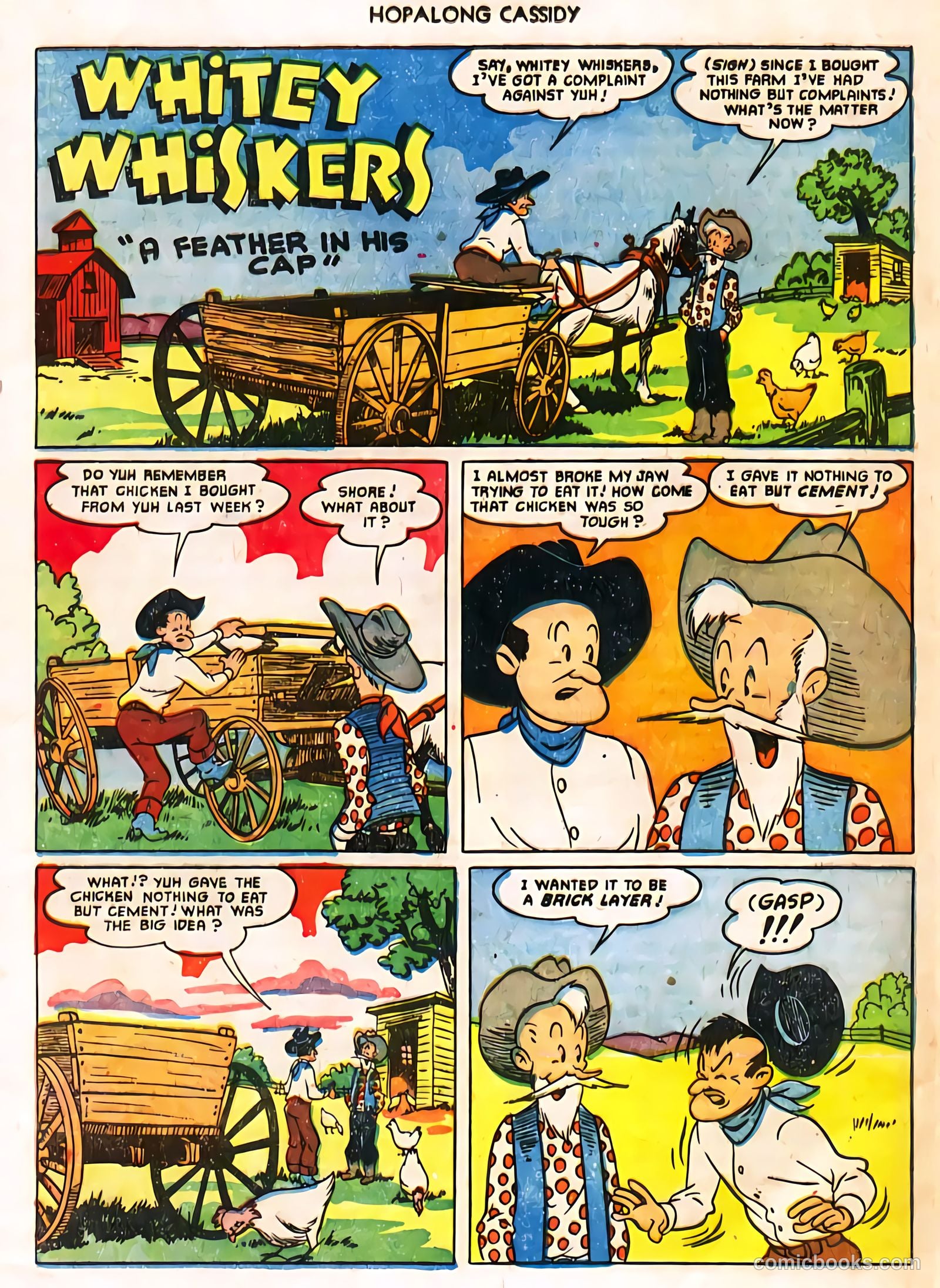 Hopalong Cassidy #61 (1951) — page 21 of 30