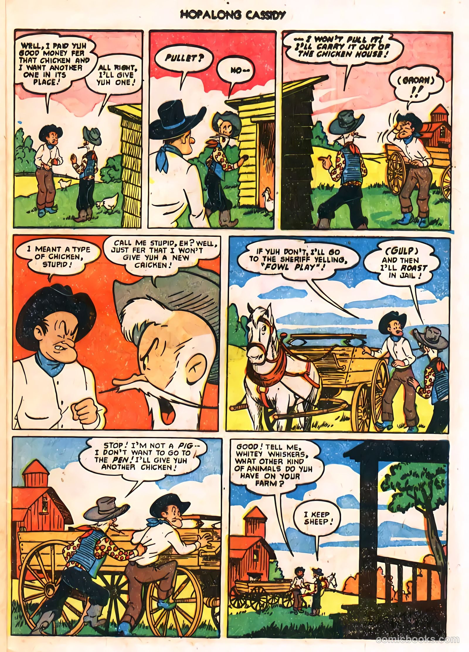 Hopalong Cassidy #61 (1951) — page 22 of 30
