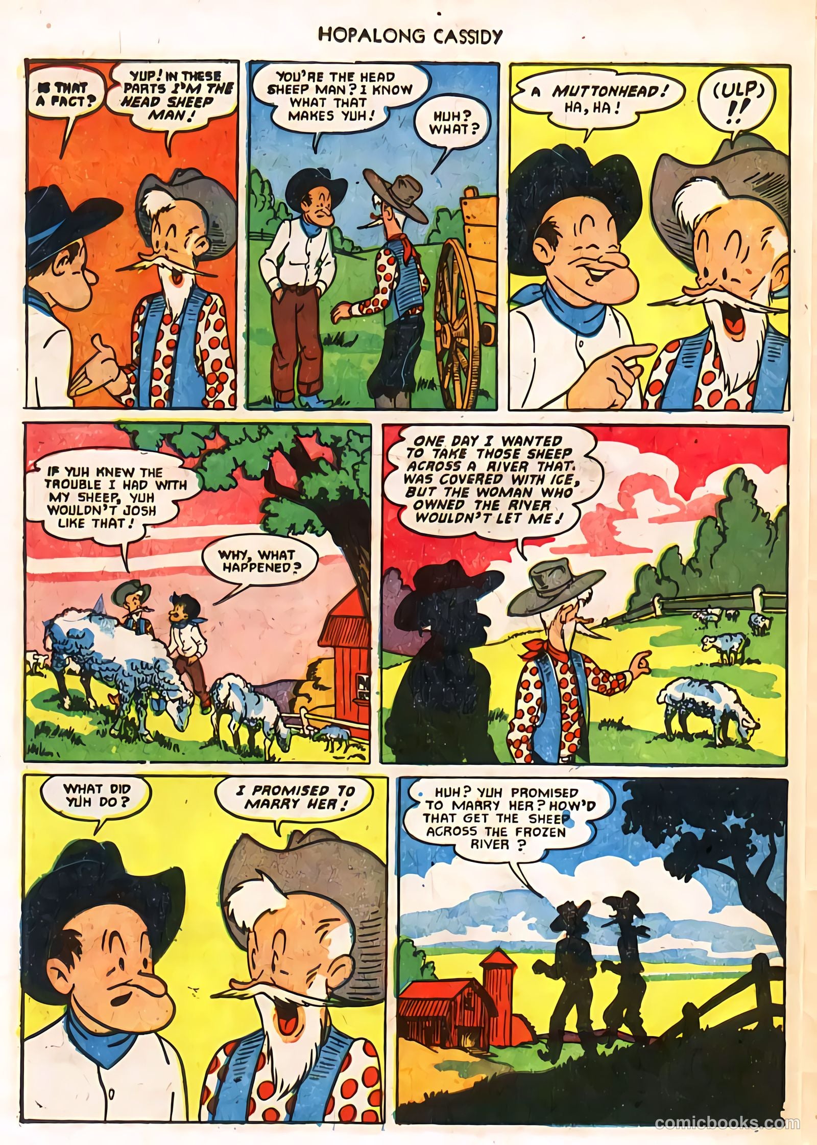 Hopalong Cassidy #61 (1951) — page 23 of 30