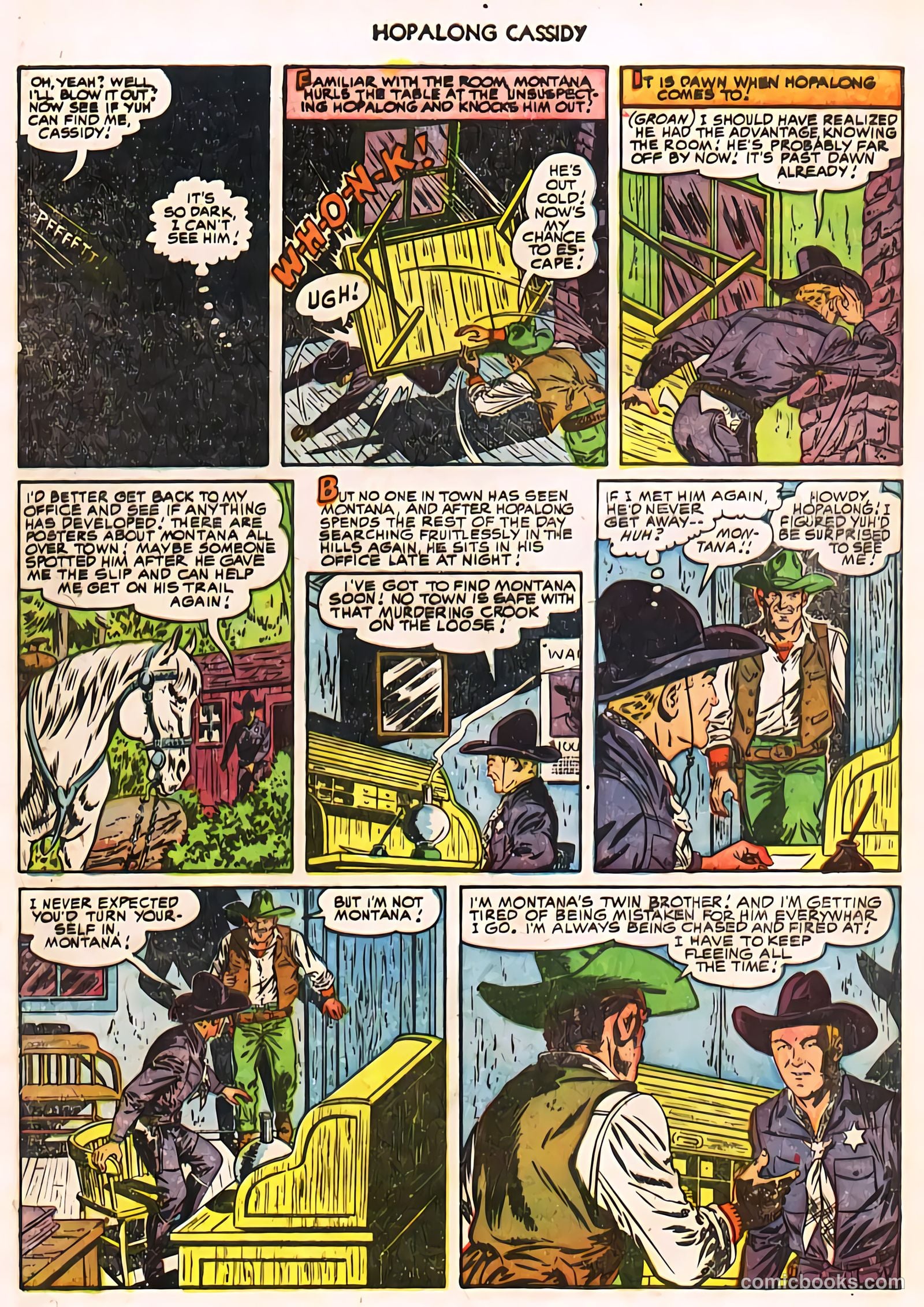 Hopalong Cassidy #62 (1951) — page 3 of 32