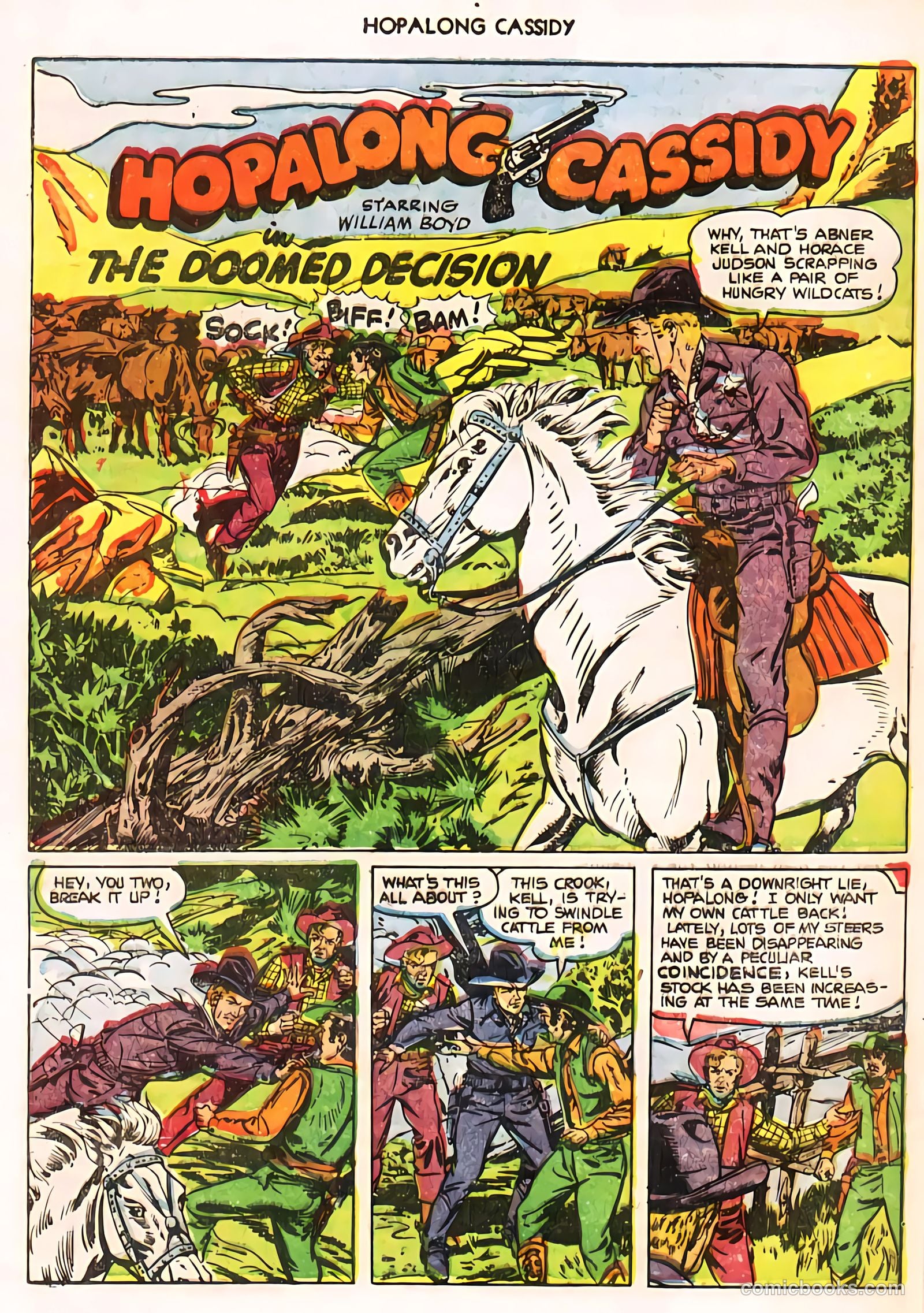 Hopalong Cassidy #62 (1951) — page 20 of 32