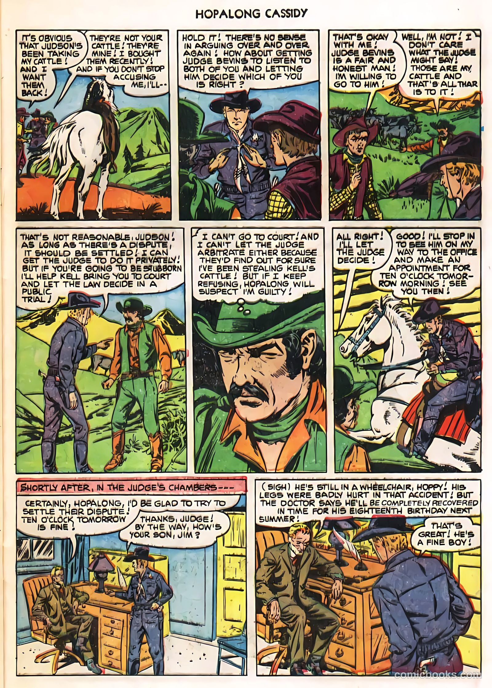 Hopalong Cassidy #62 (1951) — page 21 of 32