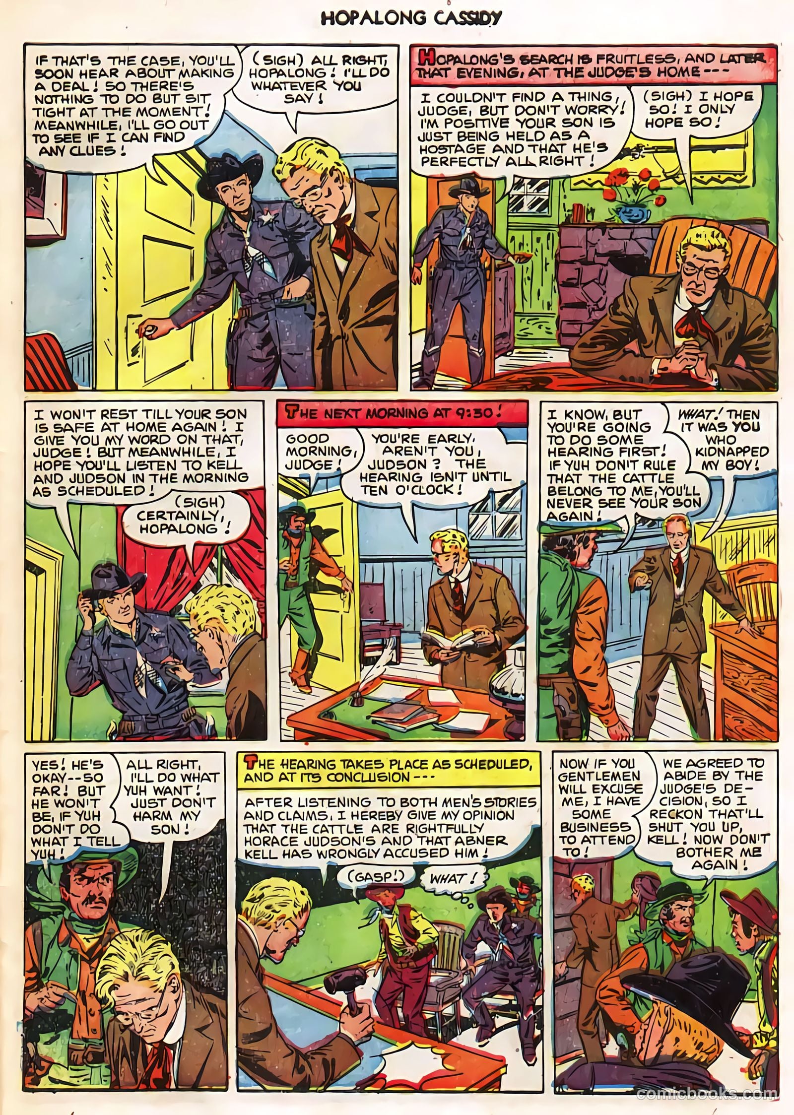 Hopalong Cassidy #62 (1951) — page 23 of 32