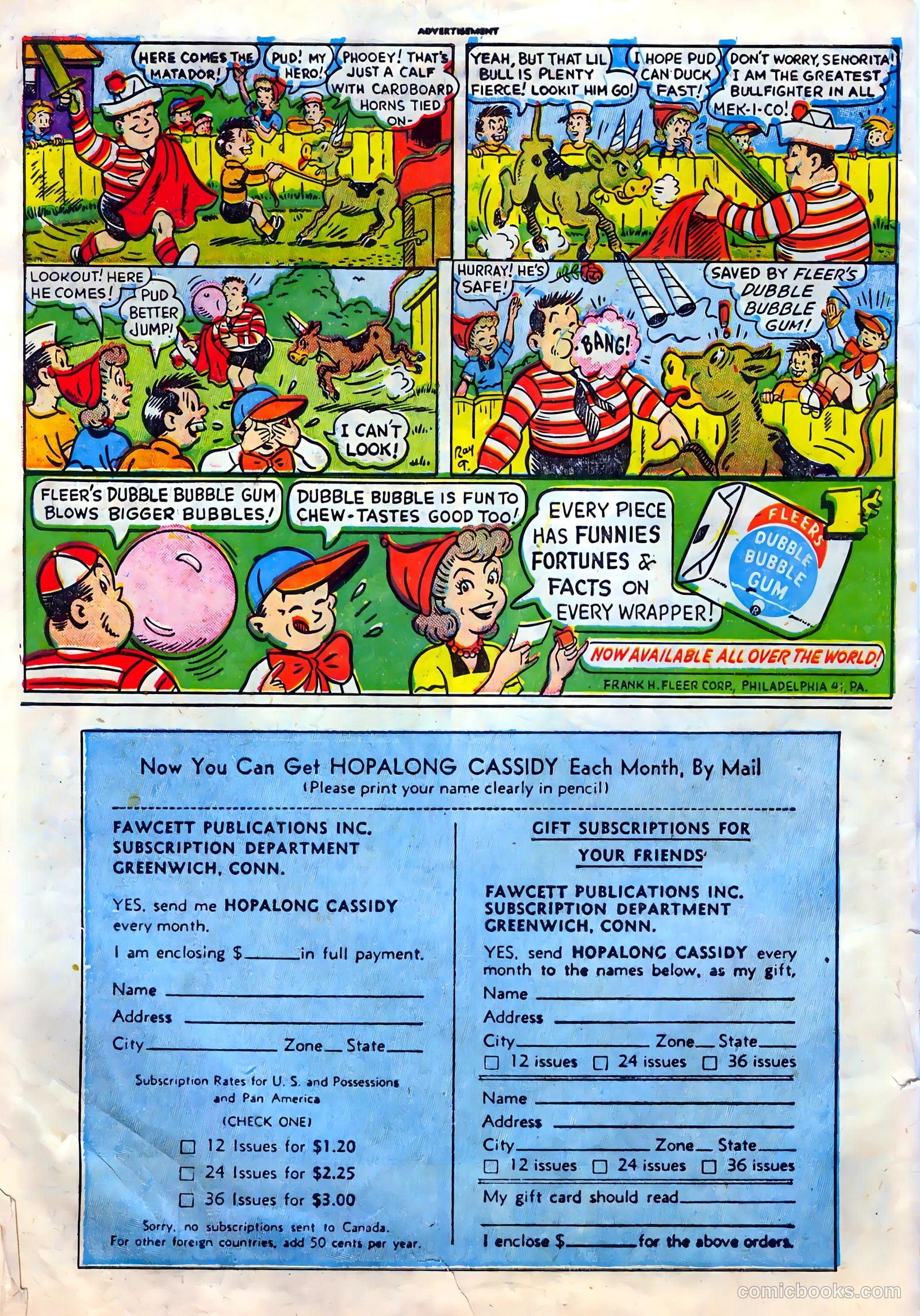 Hopalong Cassidy #62 (1951) — page 32 of 32