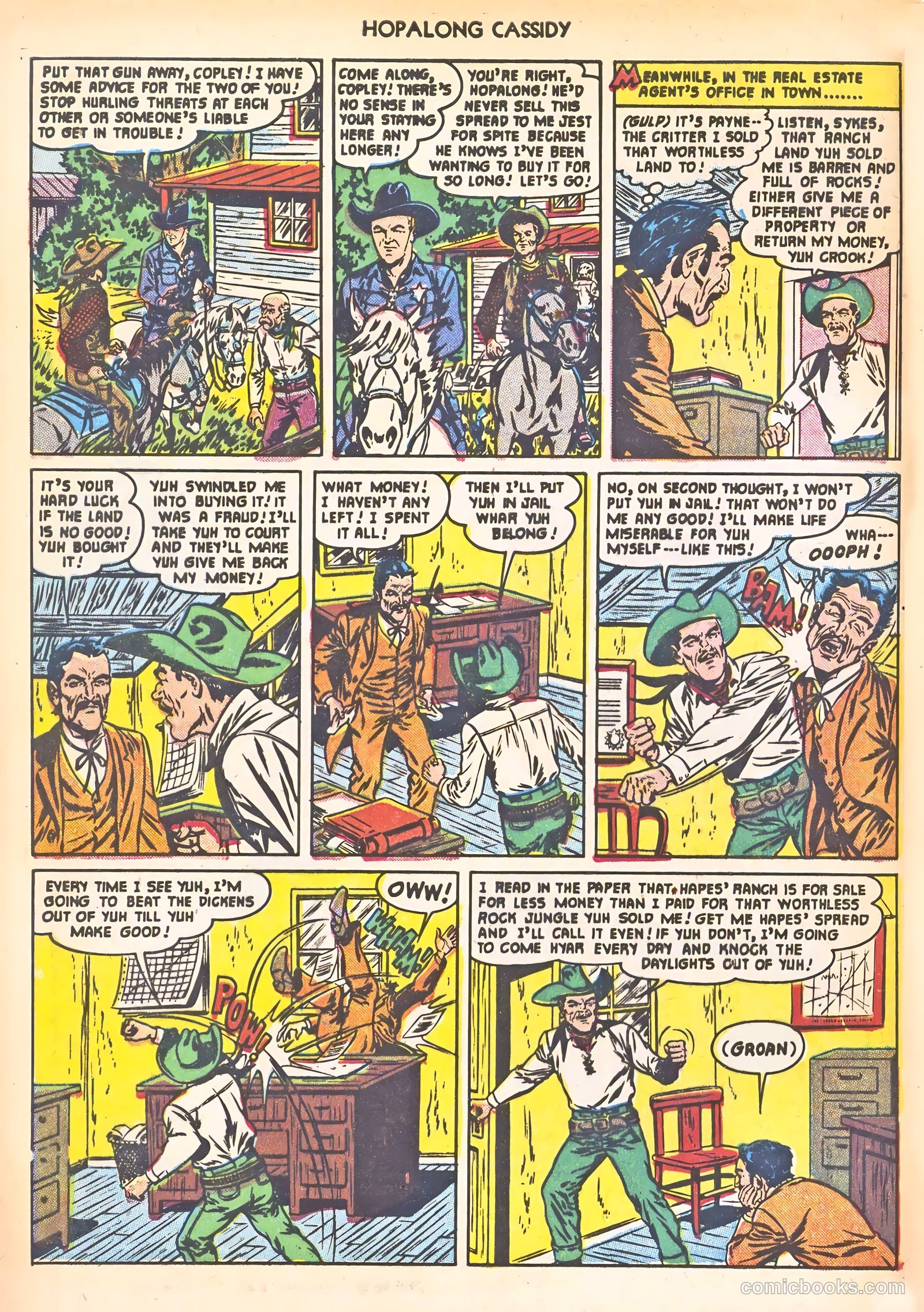 Hopalong Cassidy #63 (1952) — page 4 of 36