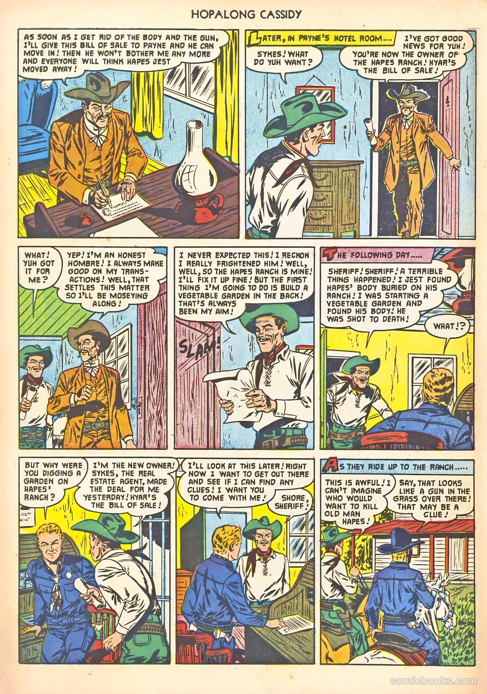 Hopalong Cassidy #63 (1952) — page 6 of 36