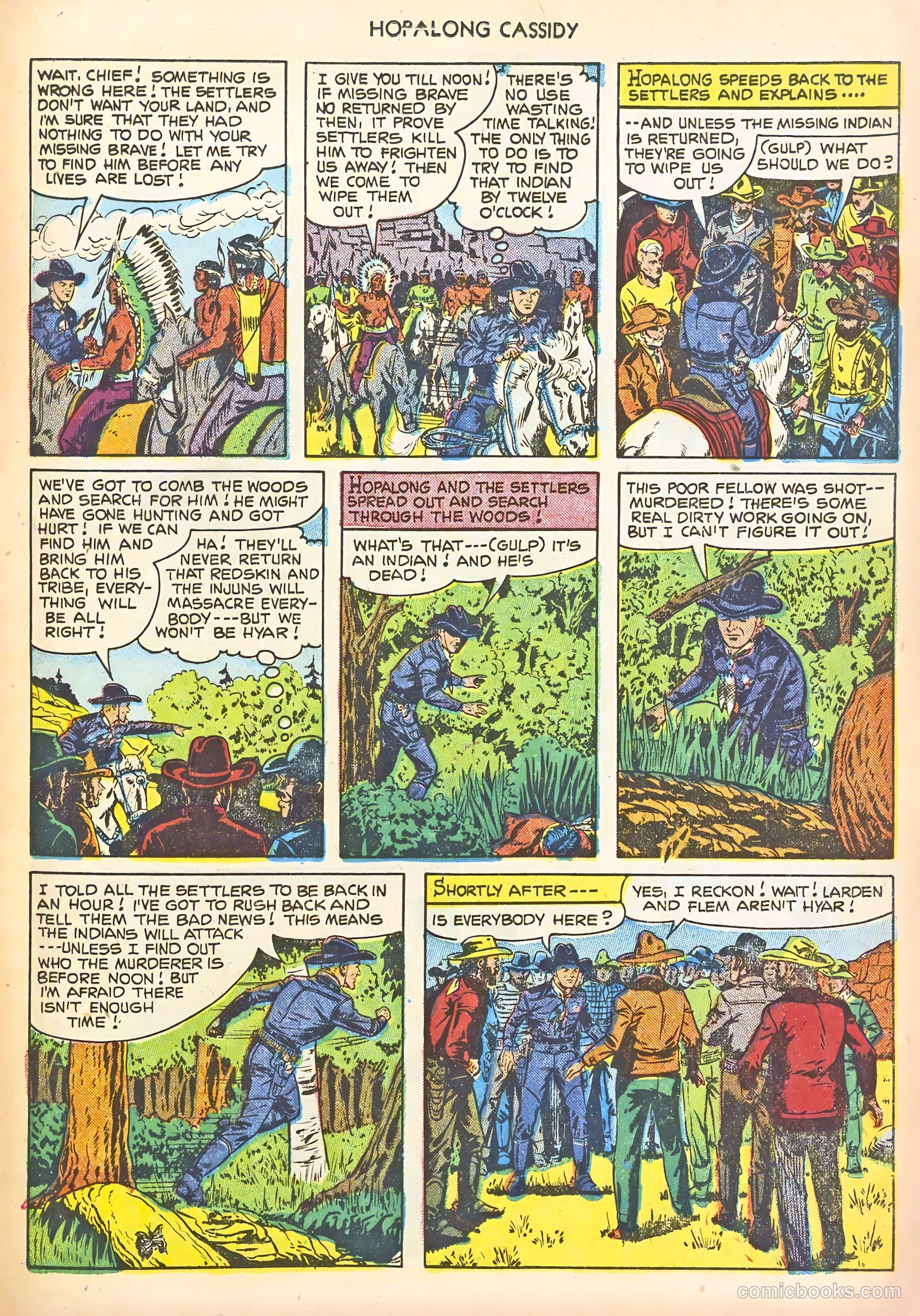 Hopalong Cassidy #63 (1952) — page 19 of 36