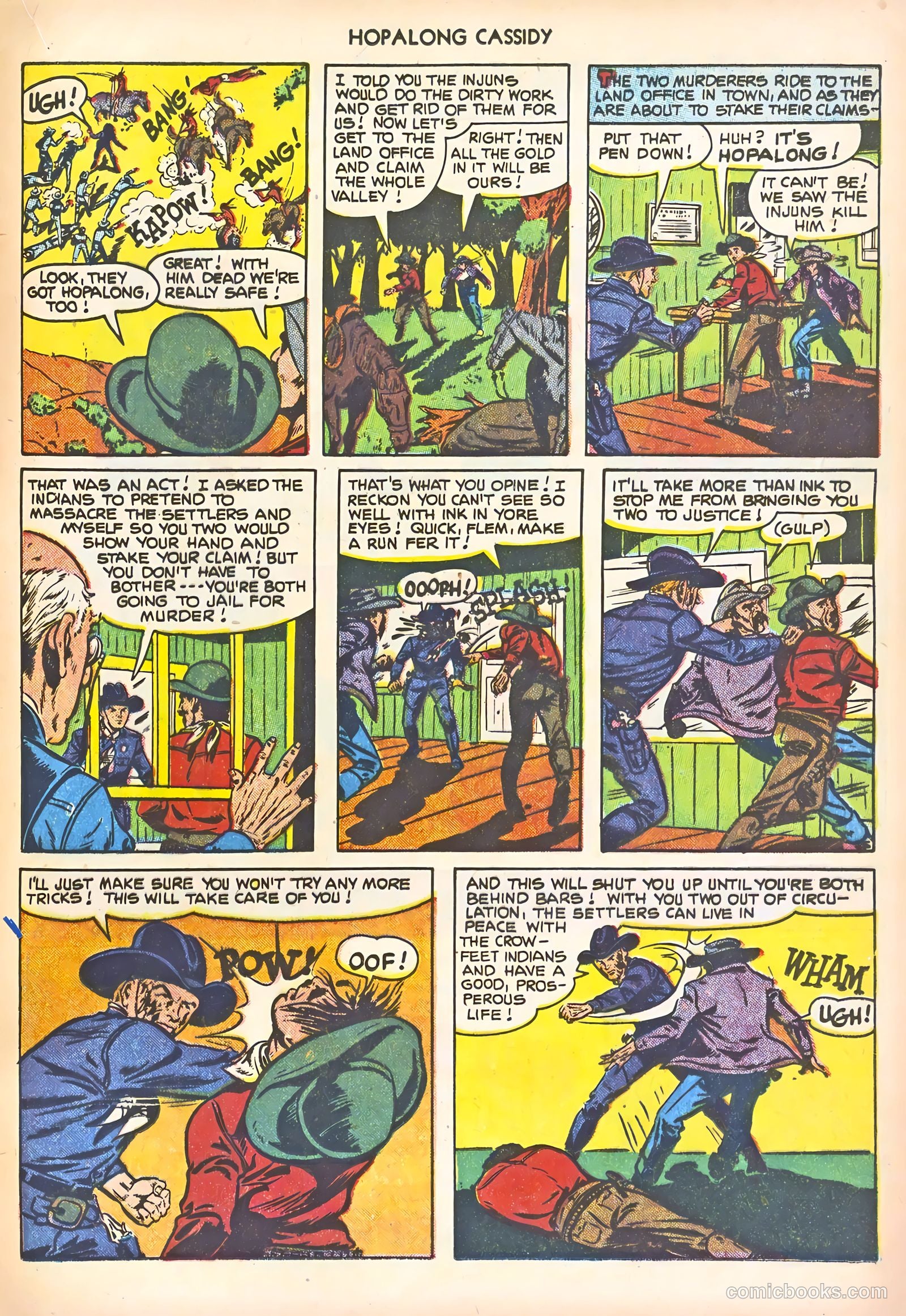 Hopalong Cassidy #63 (1952) — page 21 of 36