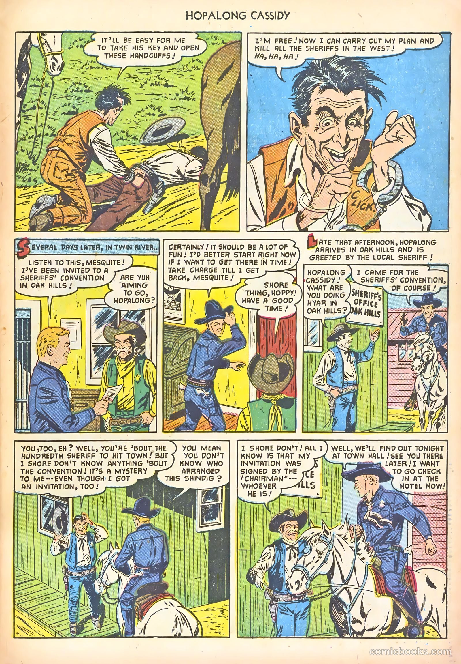 Hopalong Cassidy #63 (1952) — page 27 of 36