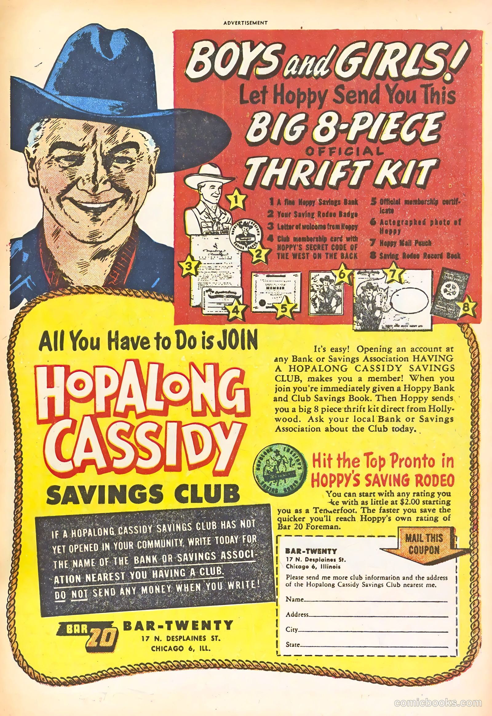 Hopalong Cassidy #63 (1952) — page 33 of 36