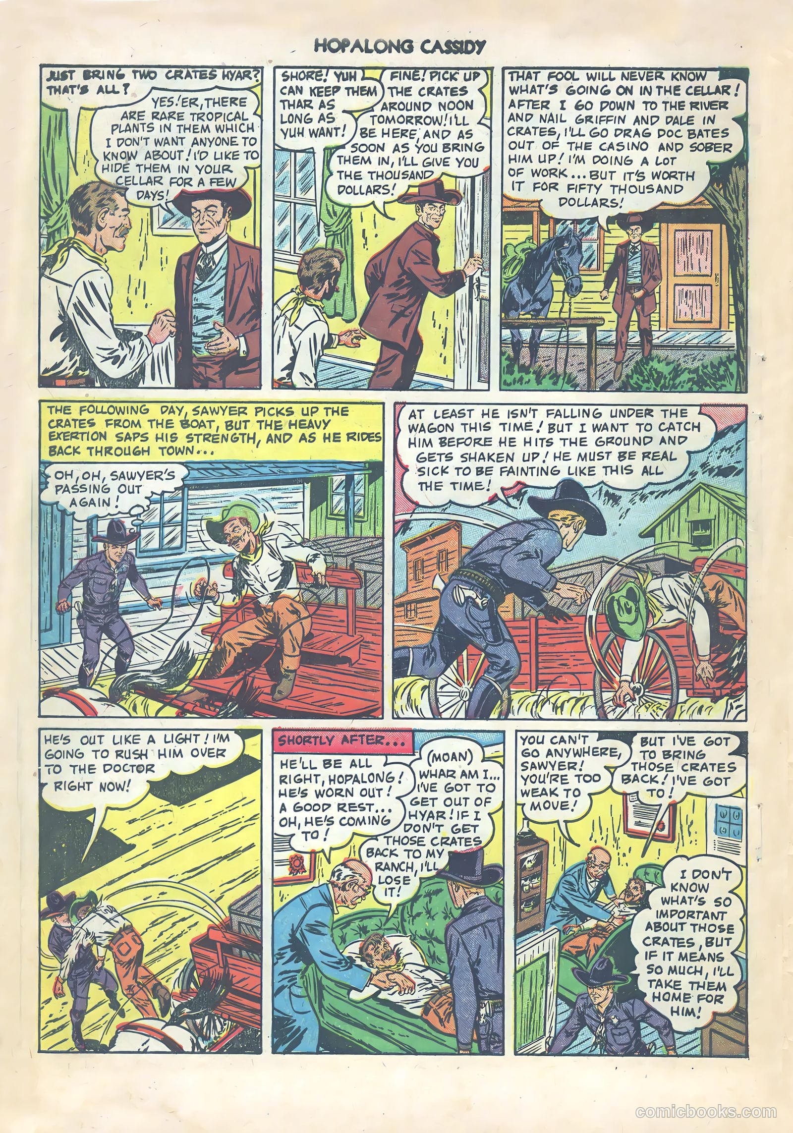 Hopalong Cassidy #64 (1952) — page 6 of 36