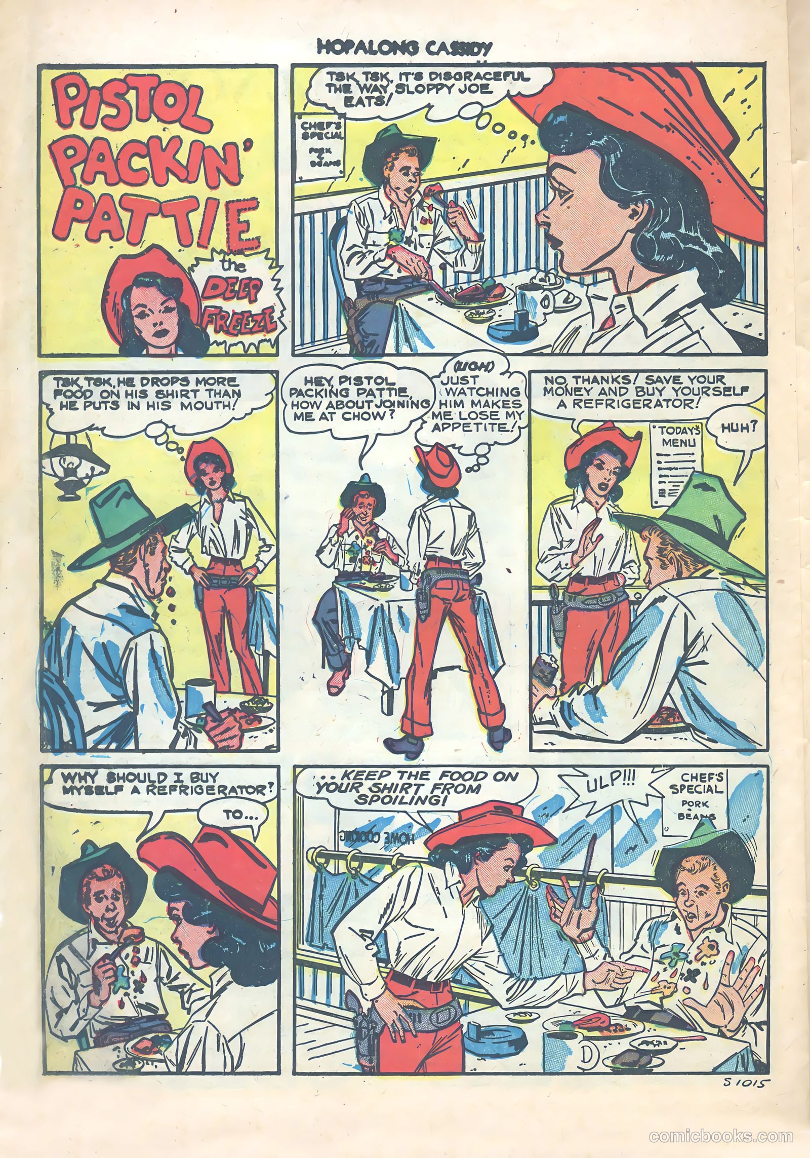 Hopalong Cassidy #64 (1952) — page 22 of 36