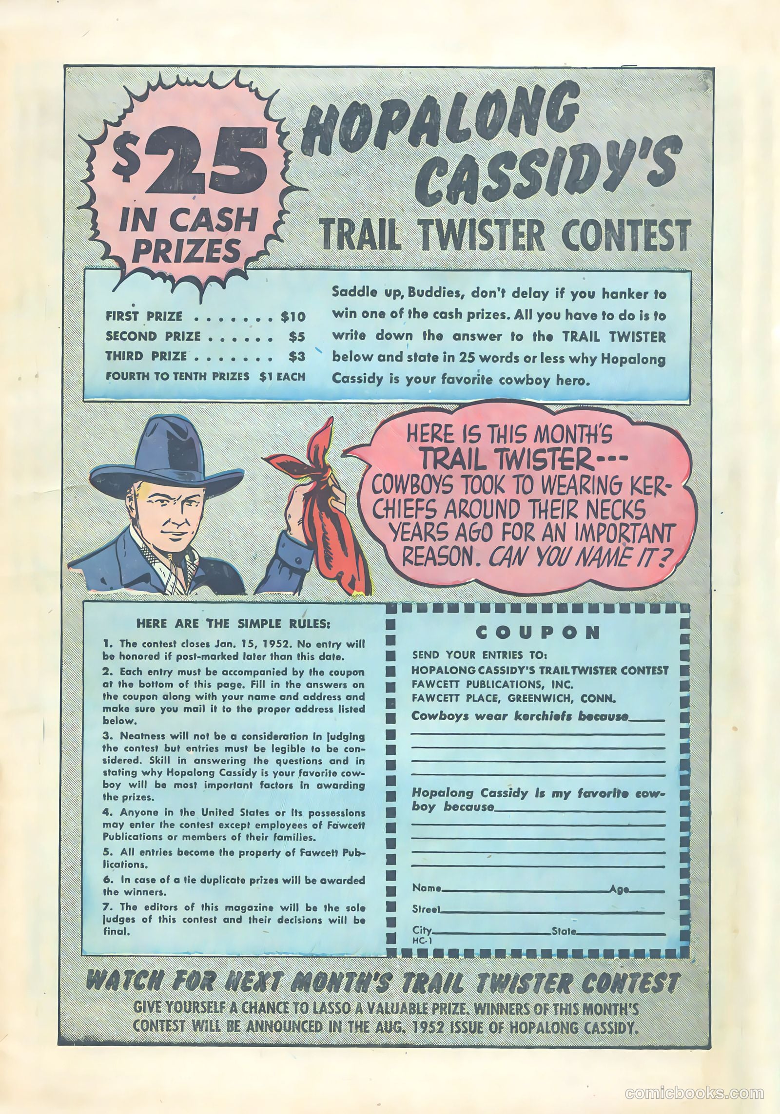 Hopalong Cassidy #64 (1952) — page 27 of 36
