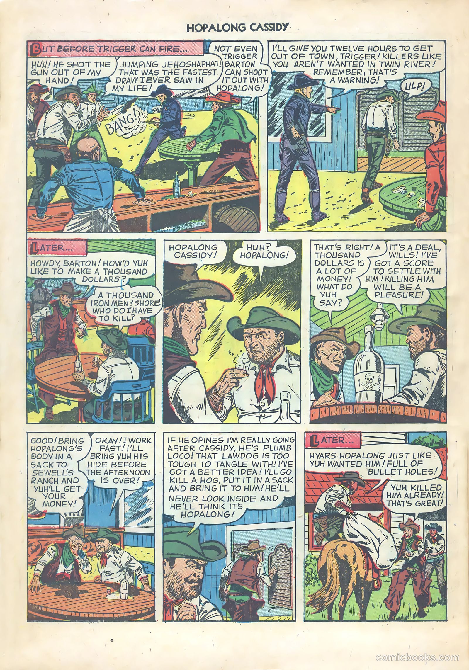 Hopalong Cassidy #64 (1952) — page 30 of 36
