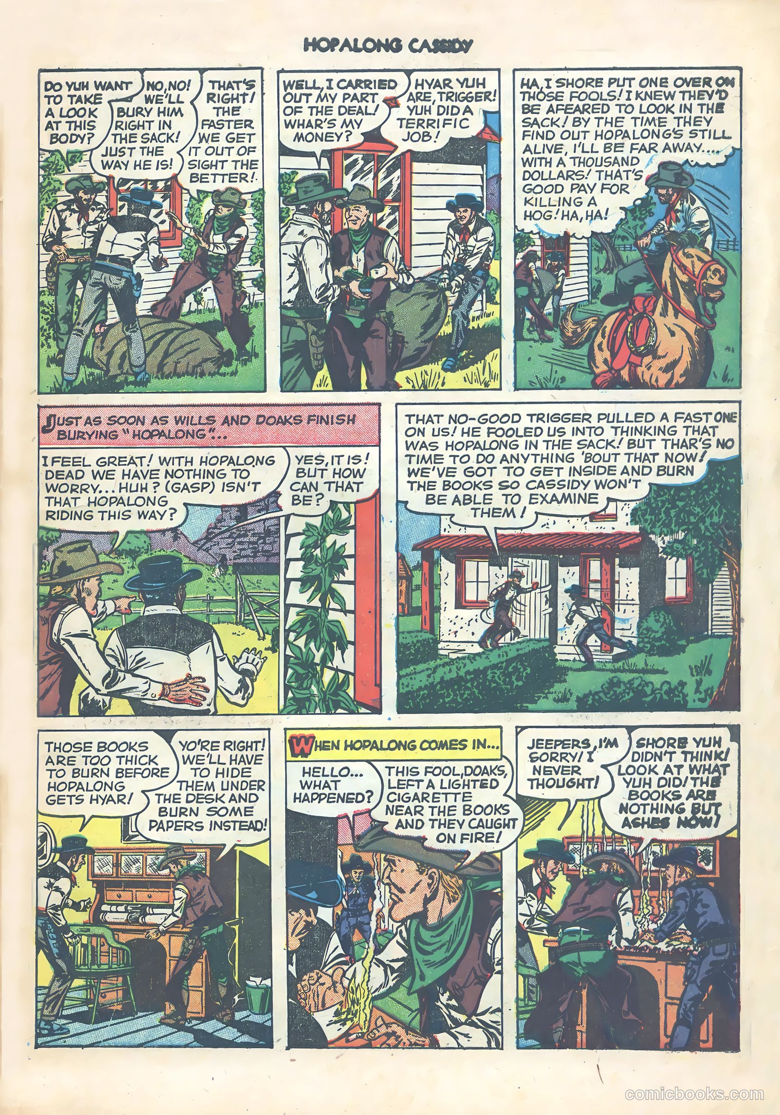 Hopalong Cassidy #64 (1952) — page 31 of 36