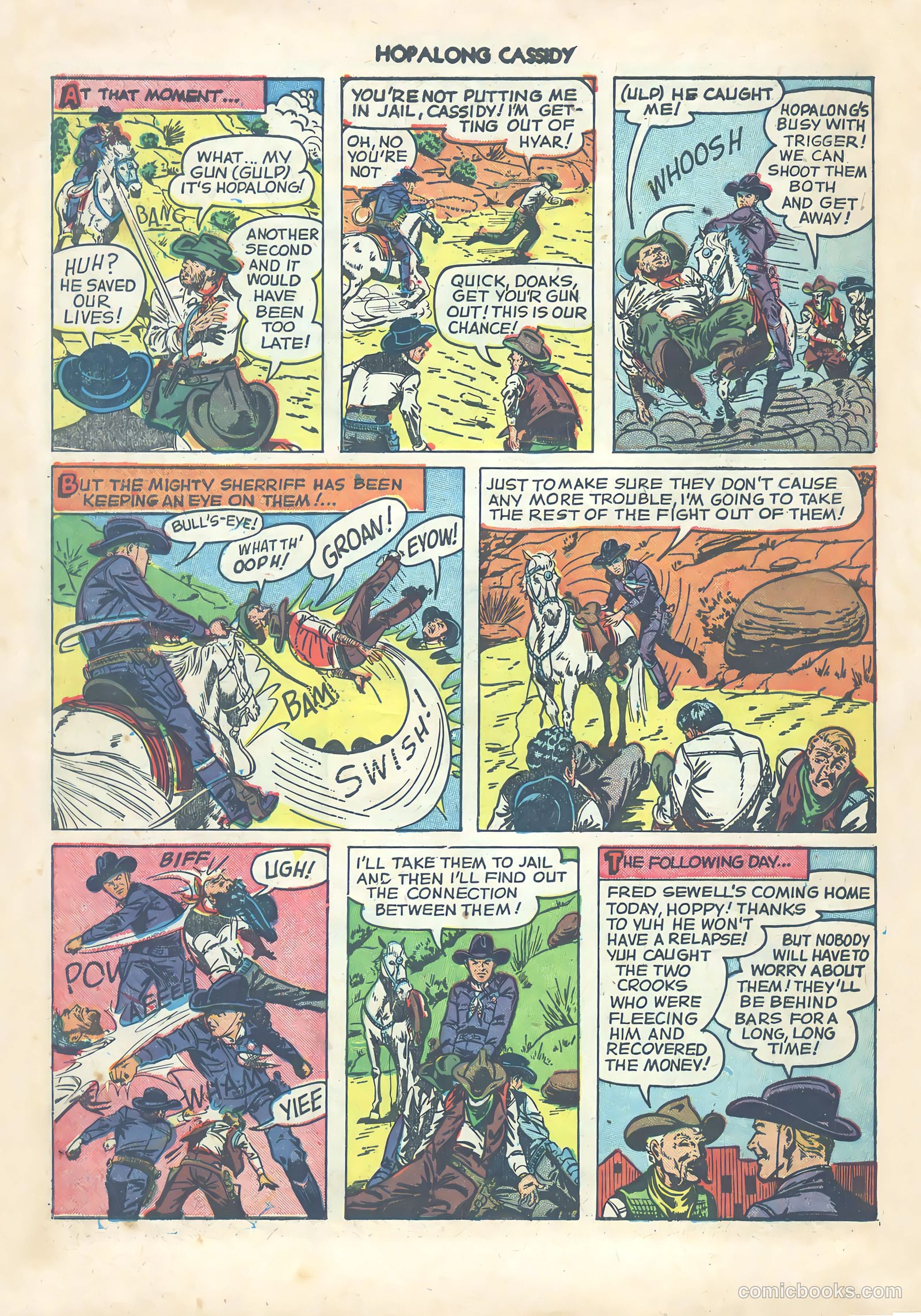 Hopalong Cassidy #64 (1952) — page 34 of 36